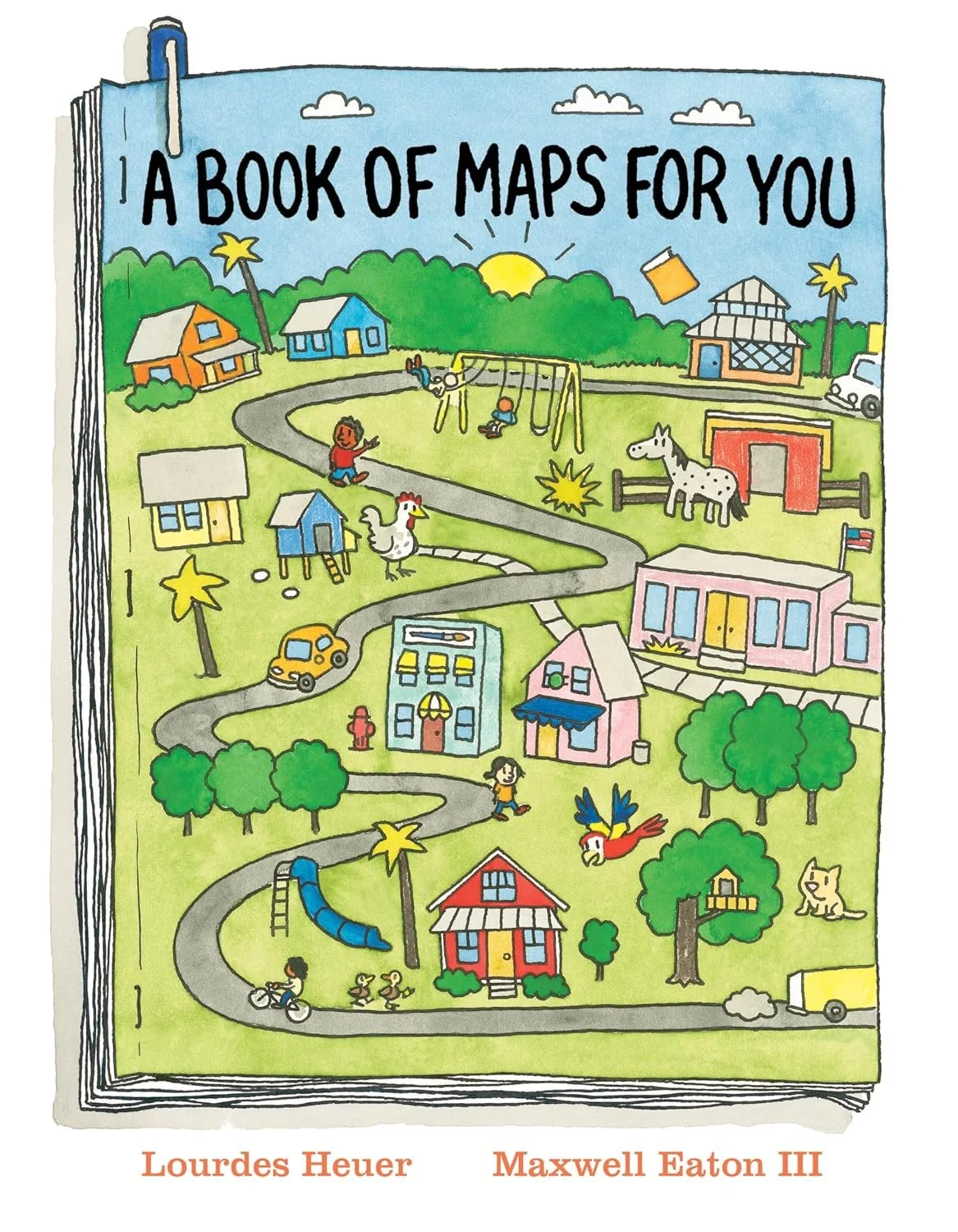 BookPage selects A BOOK OF MAPS FOR YOU by Maxwell Eaton III for their Best Picture Books of 2025