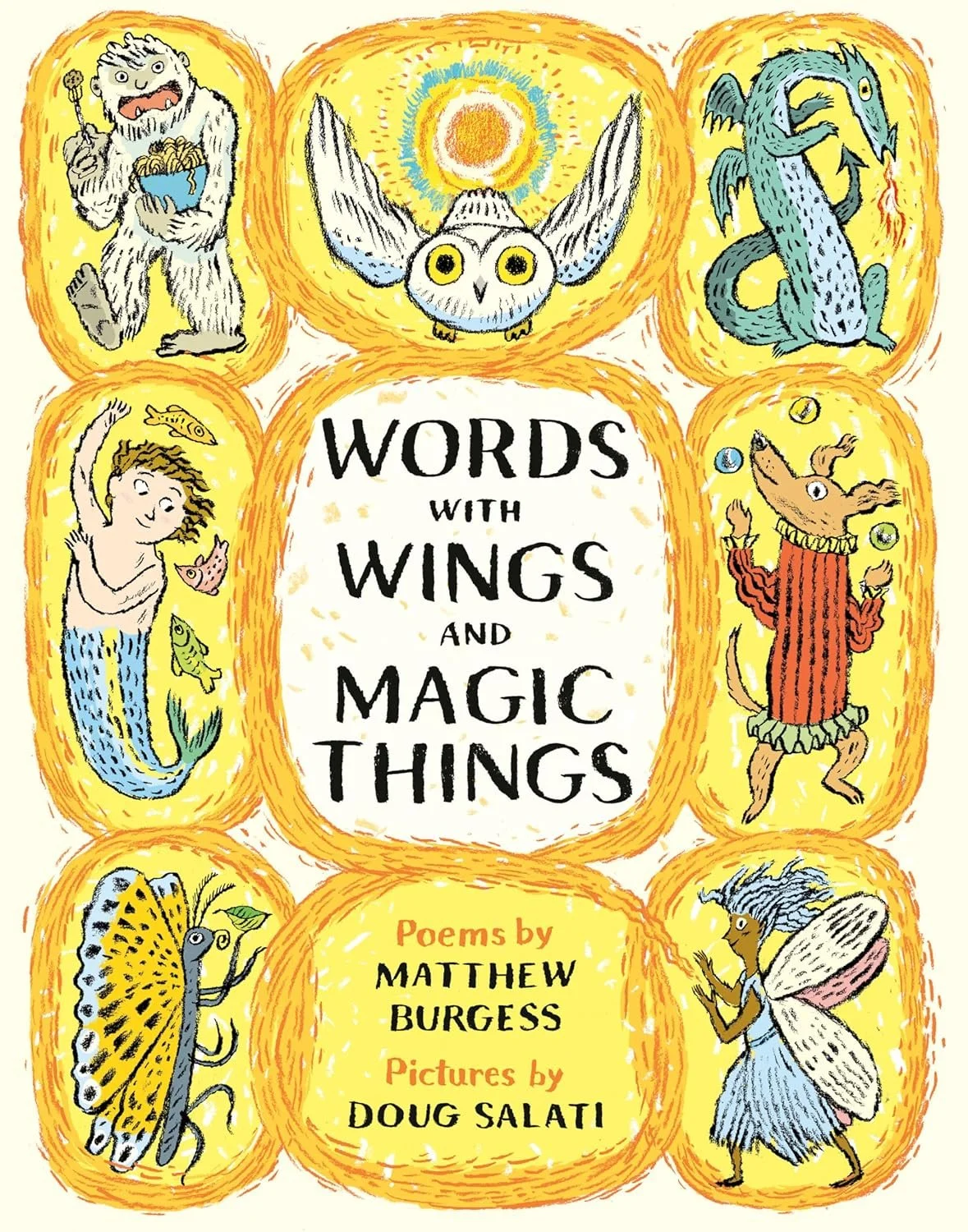SLJ’s Fuse8 blog highlights Matthew Burgess and Doug Salati’s WORDS WITH WINGS AND MAGIC THINGS on 2025 Poetry Books for Kids list
