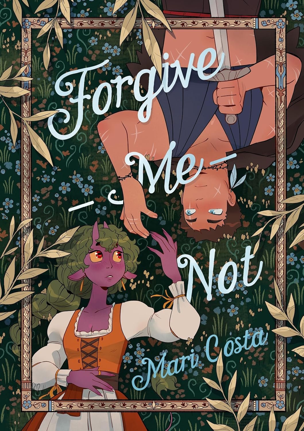 Kirkus calls FORGIVE-ME-NOT by Mari Costa “a stunningly beautiful Sapphic adventure about figuring out love and belonging” in starred review