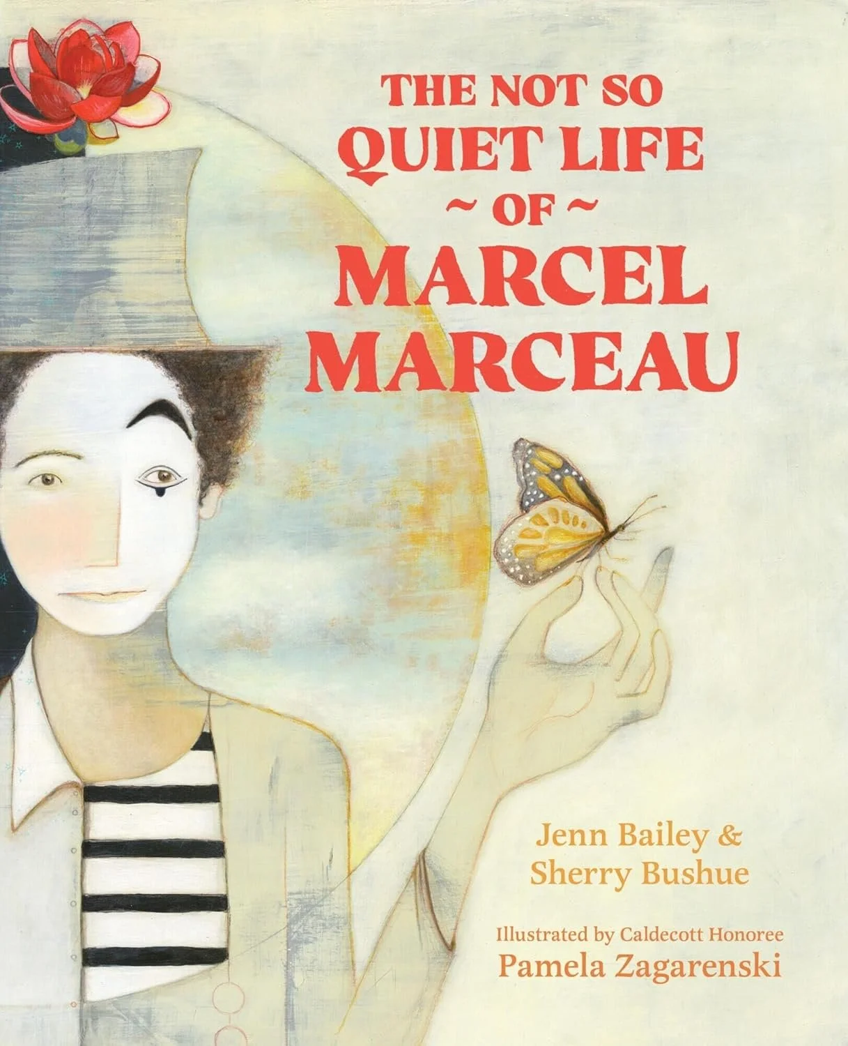 Kirkus calls THE NOT SO QUIET LIFE OF MARCEL MARCEAU&nbsp;by Jenn Bailey and Sherry Bushue “An engrossing window into a lesser-known side of a gifted performer—and wartime hero” in starred review