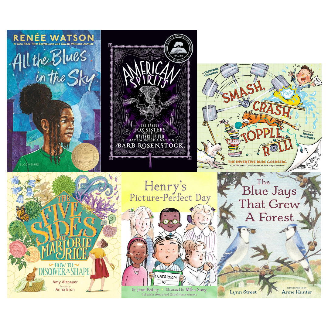2026 CCBC Choices include titles written and/or illus. by Jenn Bailey, Mika Song, Anne Hunter, Amy Alznauer, Barb Rosenstock, Shanda McCloskey, and Renée Watson in various categories