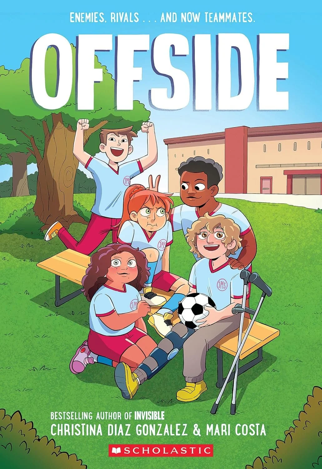Publishers Weekly calls Mari Costa’s upcoming graphic novel OFFSIDE “a layered exploration of access, recognition, and cultivating teamwork” in starred review