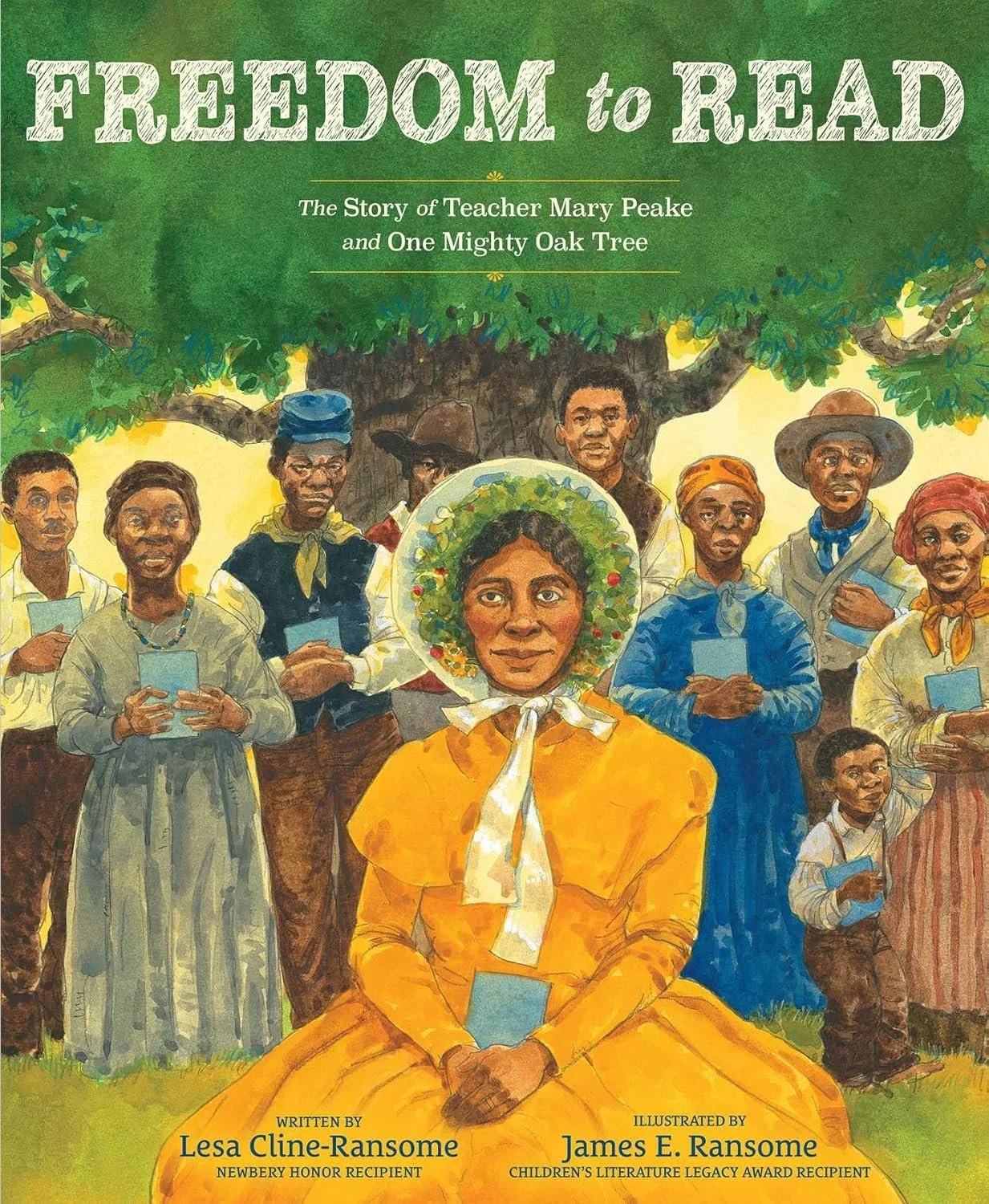 Publishers Weekly calls Lesa Cline-Ransome and James E. Ransome’s FREEDOM TO READ “a thoughtful double portrait that reaches forward and back” in starred review