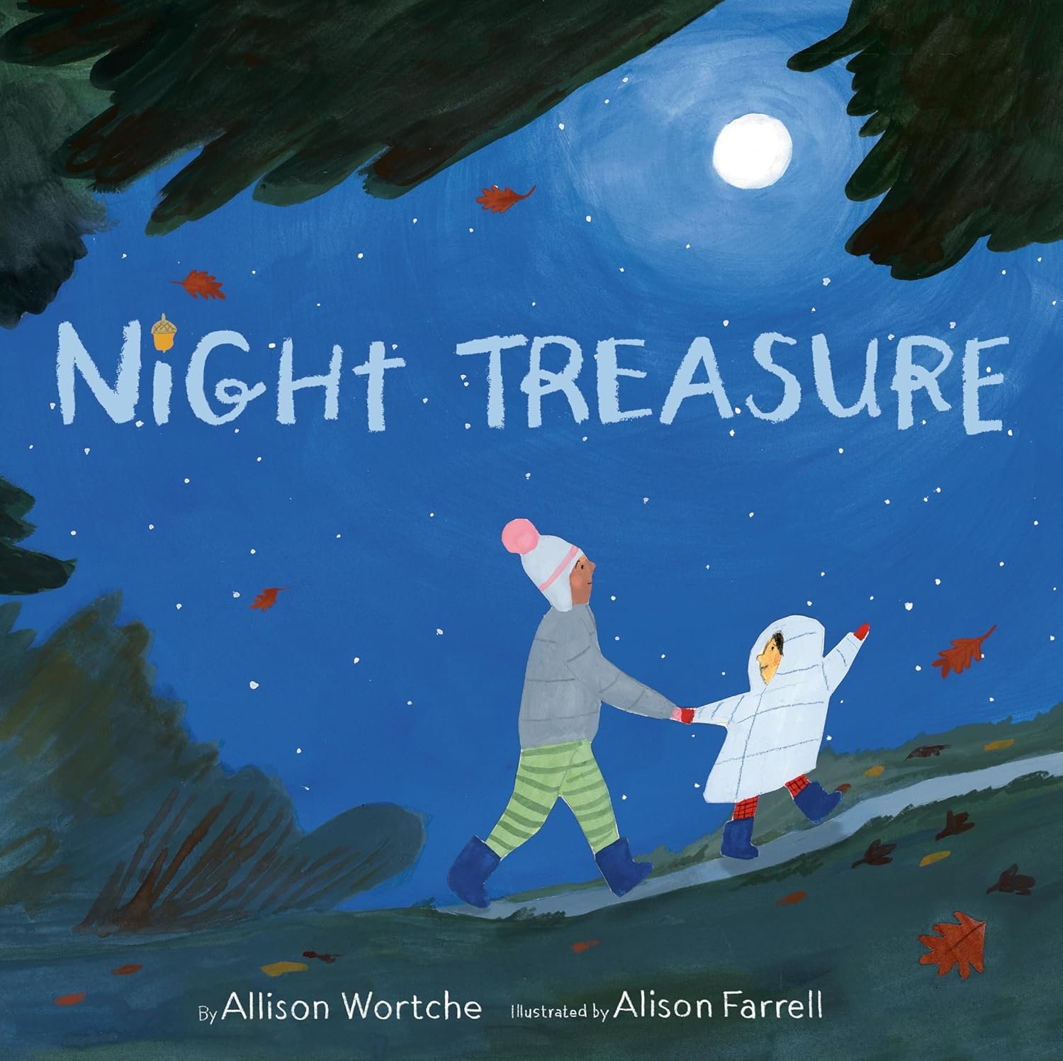 Publishers Weekly calls Allison Wortche’s NIGHT TREASURE a “luminous” and “gently exhilarating nighttime journey” in starred review