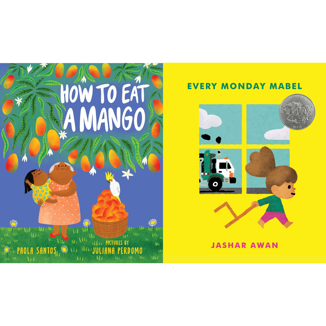 Children’s Book Review includes Juliana Perdomo’s HOW TO EAT A MANGO and Jashar Awan’s EVERY MONDAY MABEL on their Summer Reading List for Kids, curated by award-winning author Meg Medina
