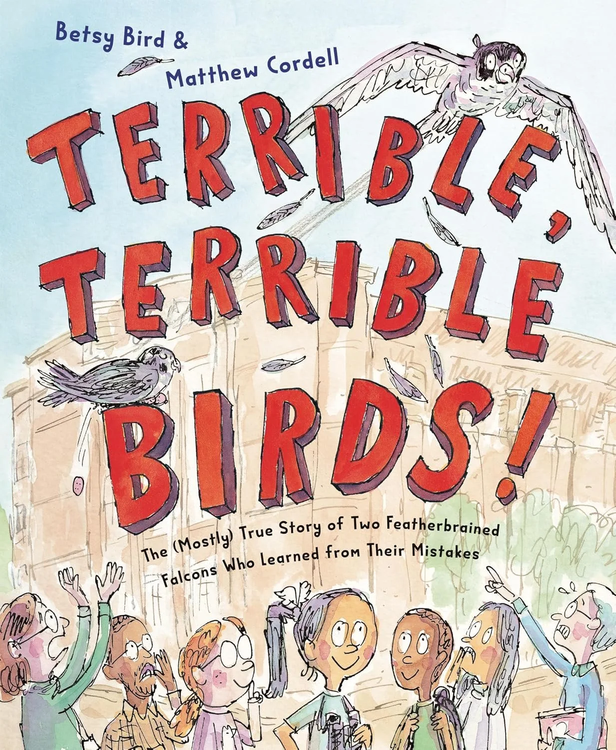 Kirkus praises Matthew Cordell’s TERRIBLE, TERRIBLE BIRDS! in starred review: “A breezy read-aloud . . . Clever and comical, this informative text soars”