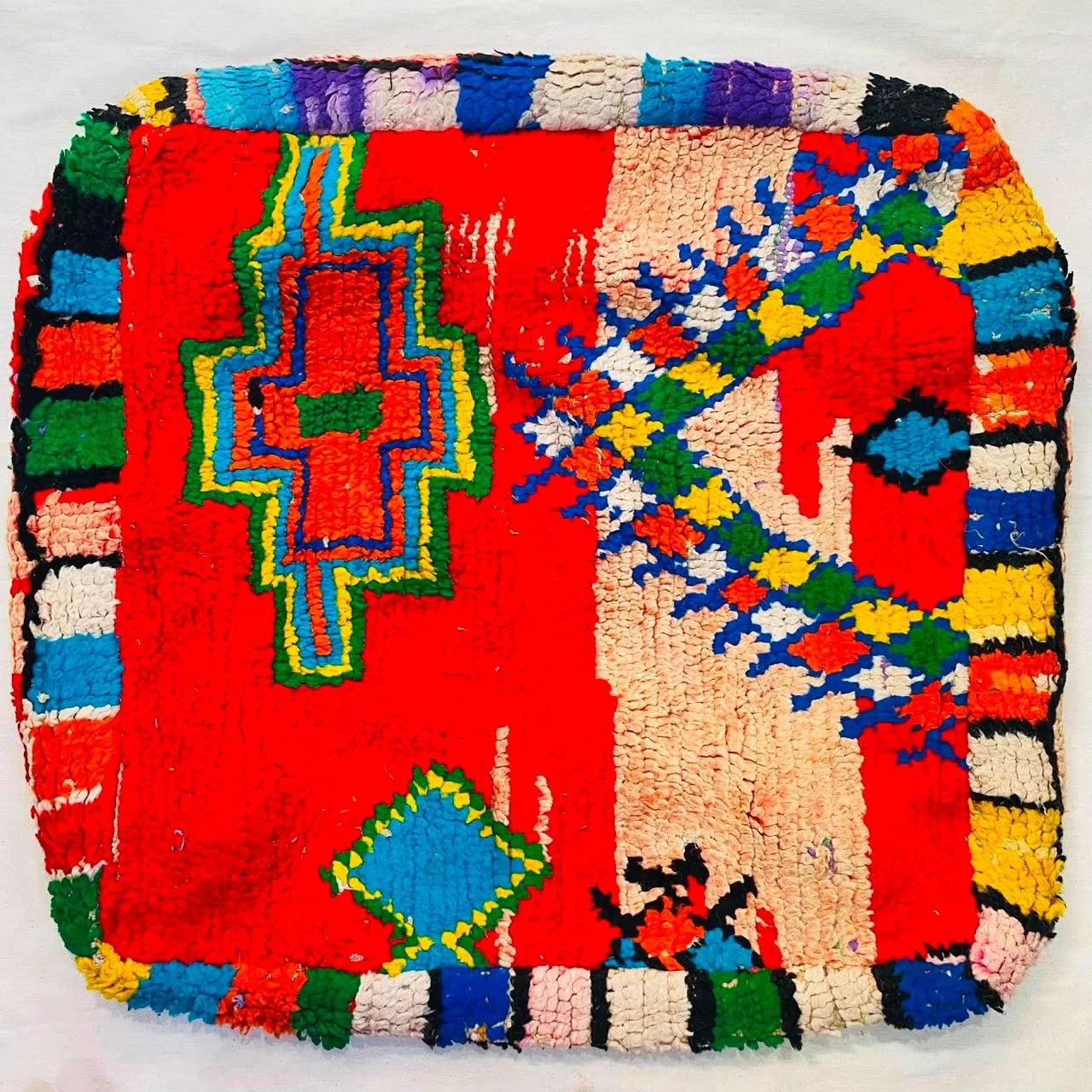 Vintage Berber Pouf