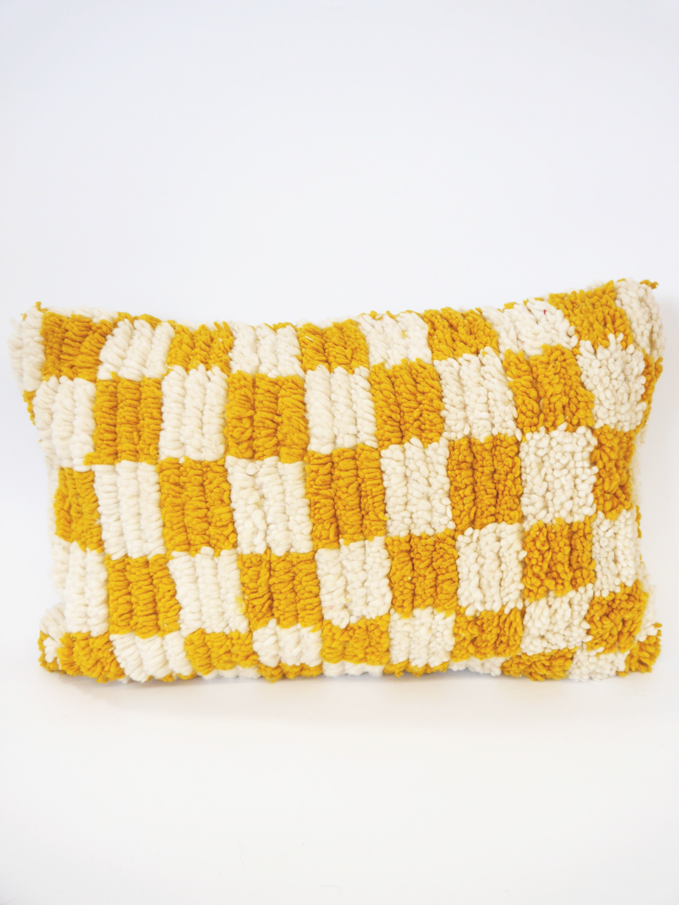 New Checkerboard Berber Cushion