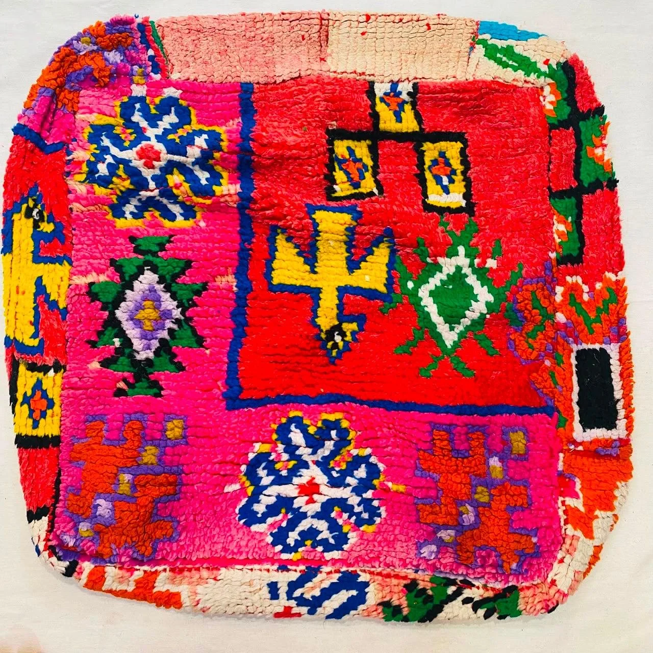 Vintage Berber Pouf