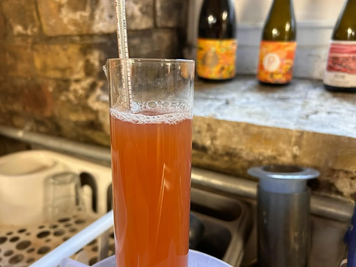 Pretty in pink. Look at the colour of this Pinot Gris juice. It’s about to start fermentation in the egg. Have very high hopes for this one.
Grapes grown by @mattbromleybrook 👊