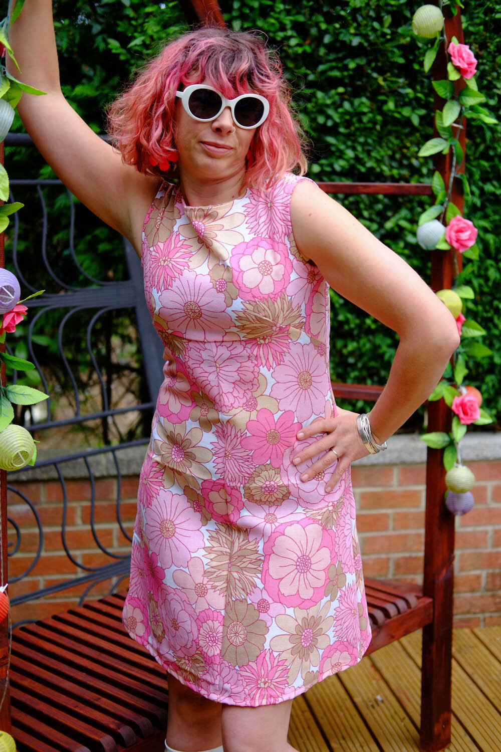 flower power mini dress