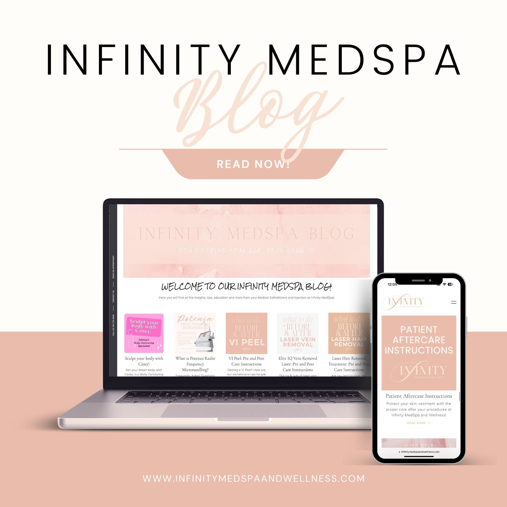 Did you know we have a blog?! 🤓

We love sharing blog posts about...
⭐ New services
⭐ Pre and post care instructions
⭐ Blog posts from our Estheticians &amp; Injectors
⭐ FAQs about services
⭐ Trends
&amp; more!!!

Link to blog in our profile!

What 