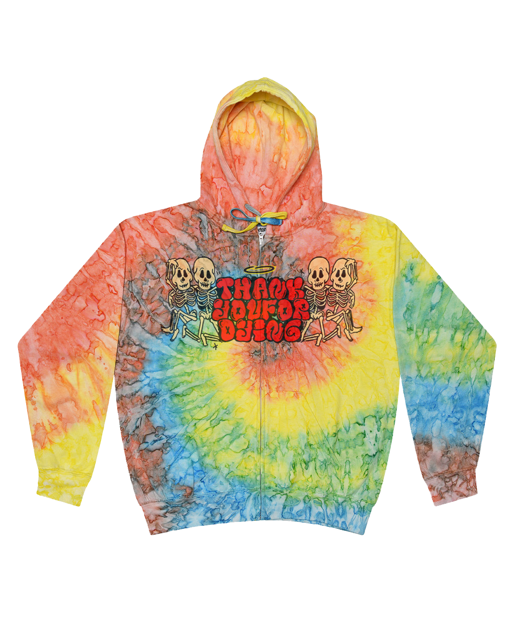TY4d TYE DYE HOODIE