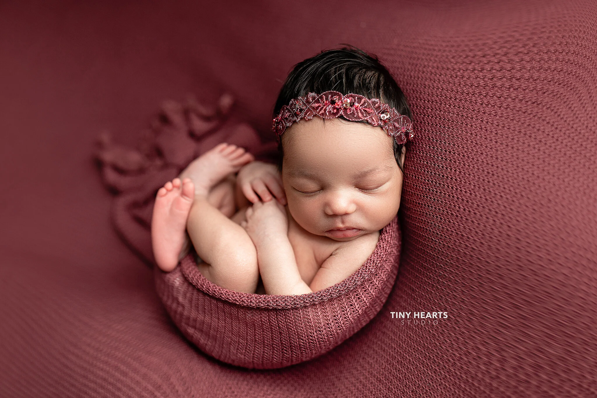 Baby Girl Newborn Photo Session | St. Cloud, MN {2 weeks old}