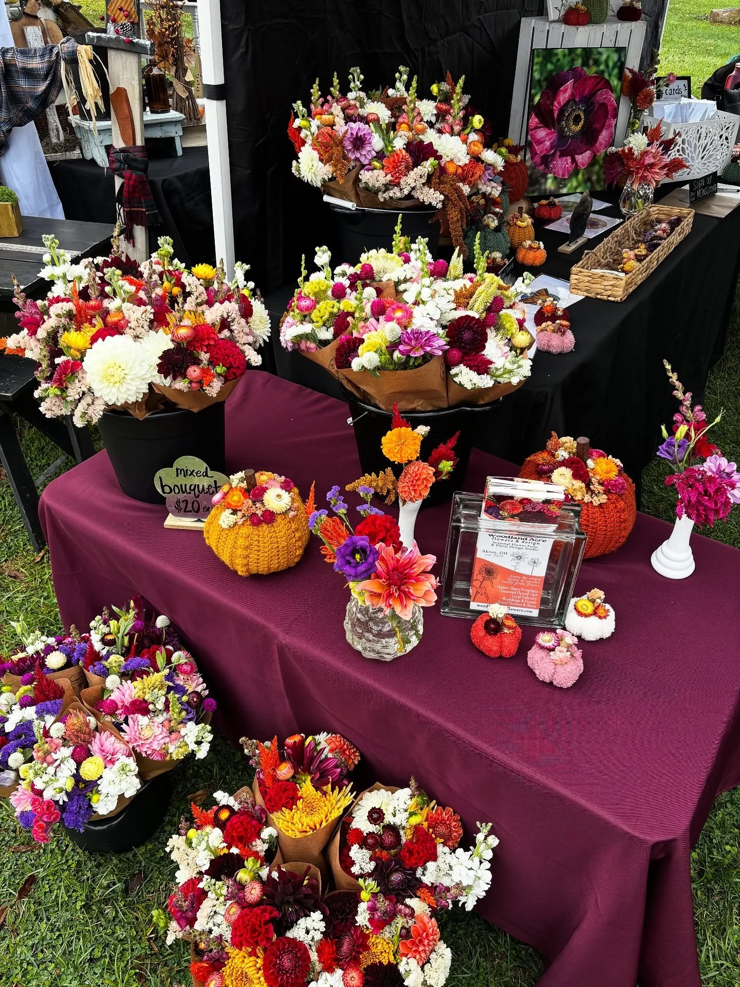 All set up at the Fall Barn Sale! 🌼 We are here today until 4pm and tomorrow from 10-2pm 🍁 15436 Palmyra Road, Diamond, OH 44412