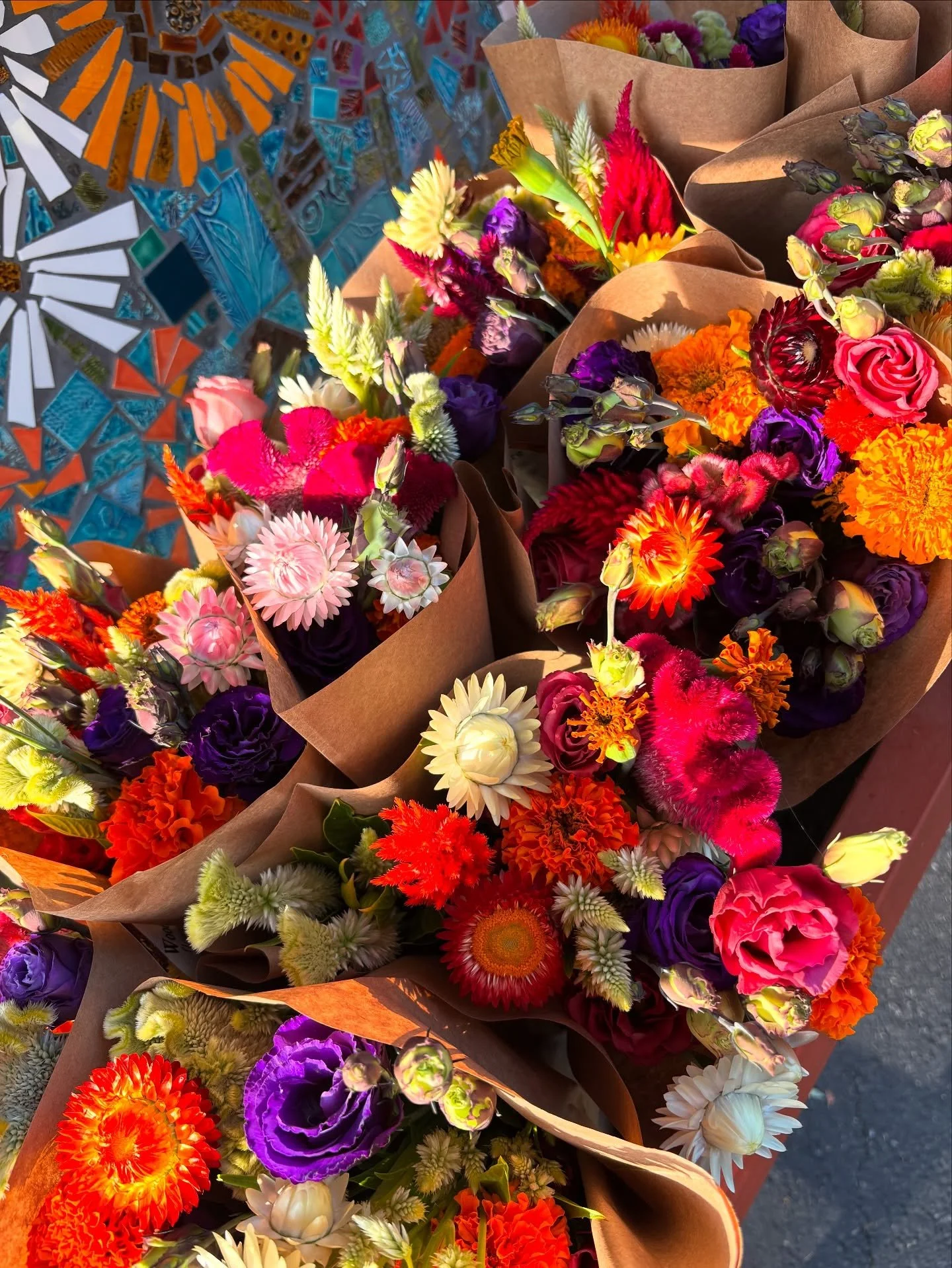 Lots of lisianthus &amp; celosia in the bouquets this weekend - open till dusk! 🌸 3064 Woodland Road, Akron, OH 44312