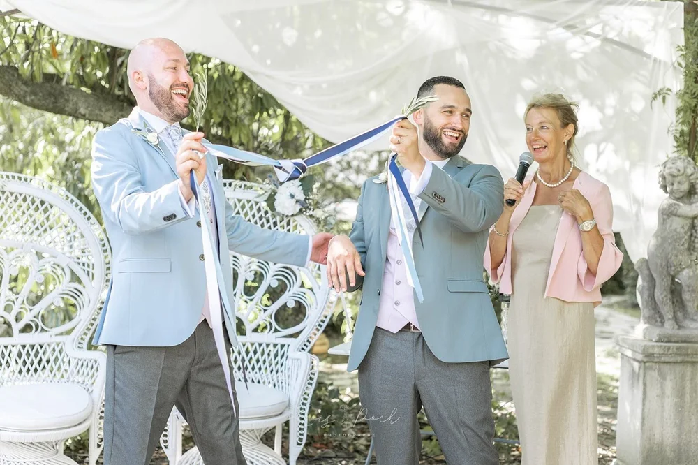 Celebrant-led wedding ceremony in England