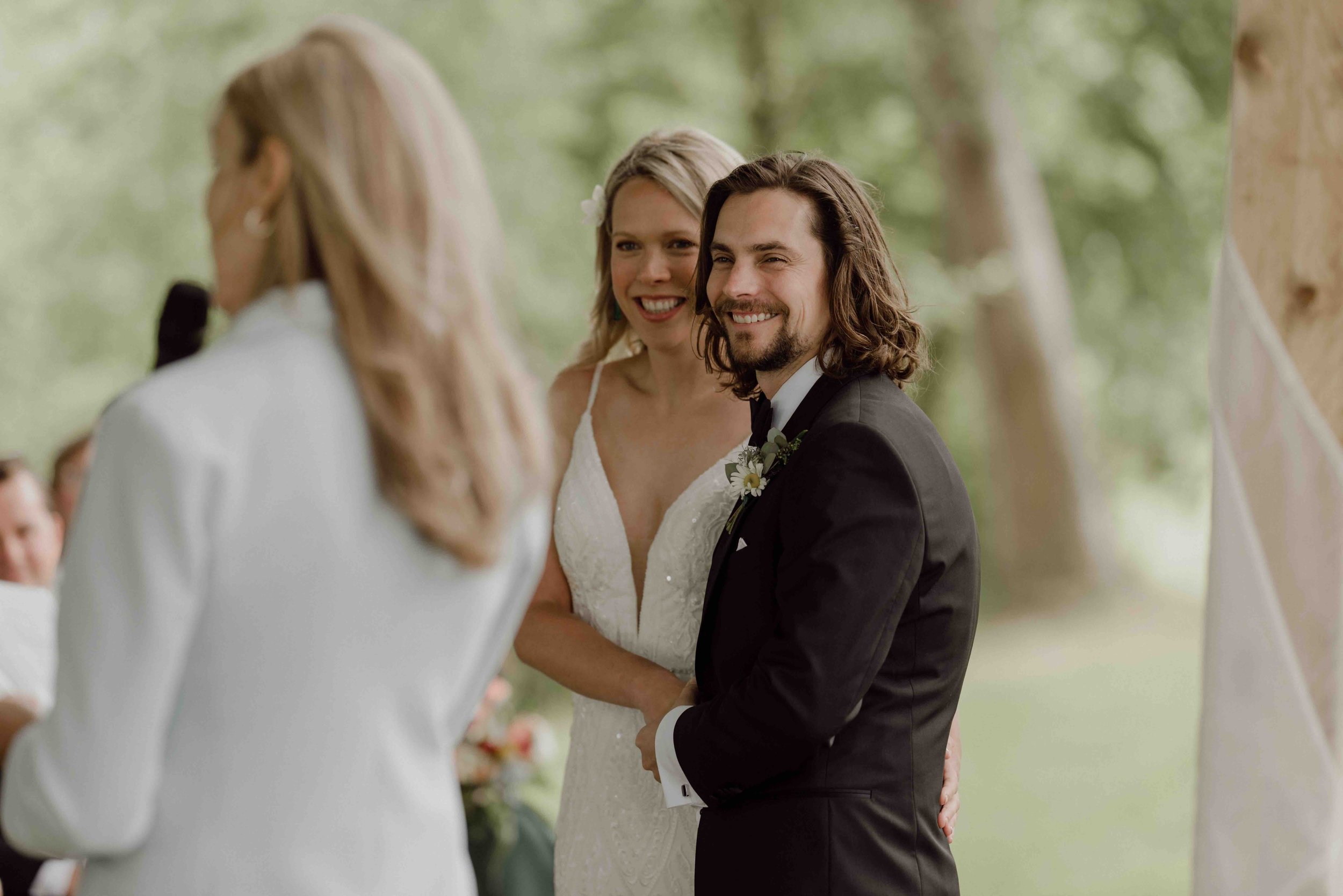 Wedding ceremony in Wiltshire