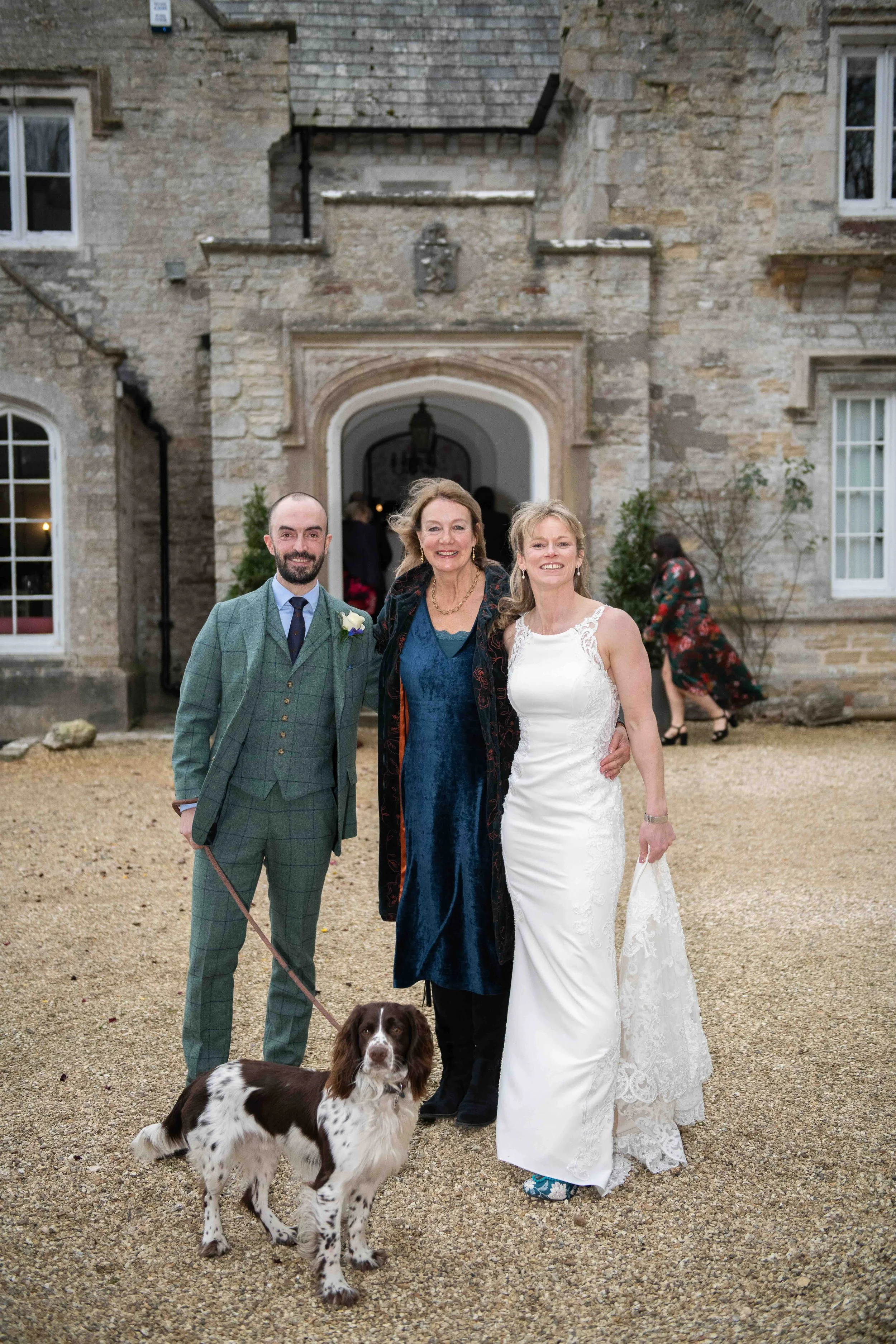 Dog as part of wedding ceremony