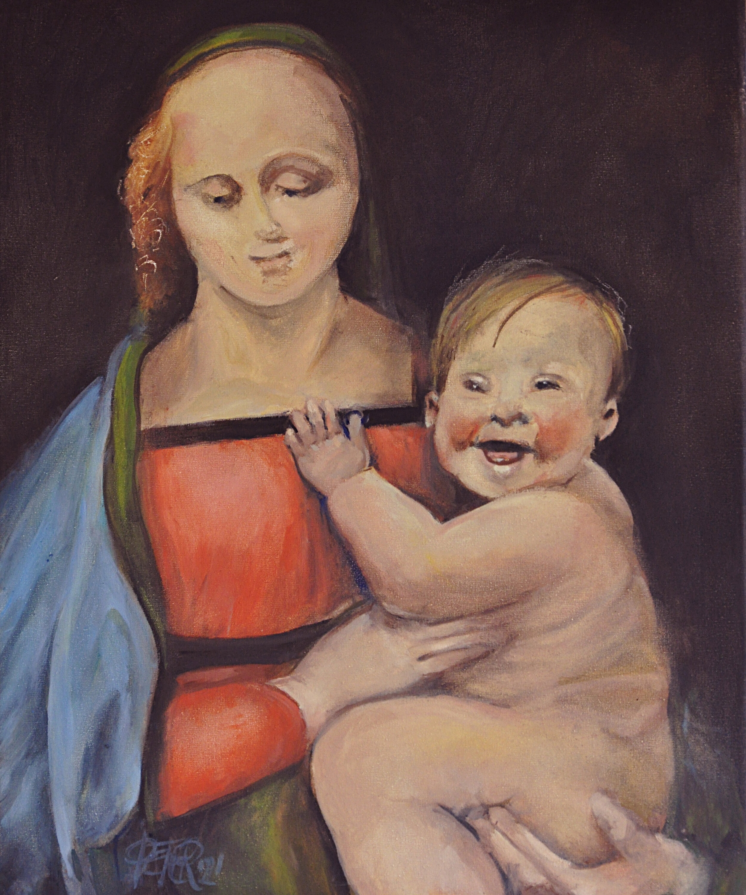 Madonna met Hansje