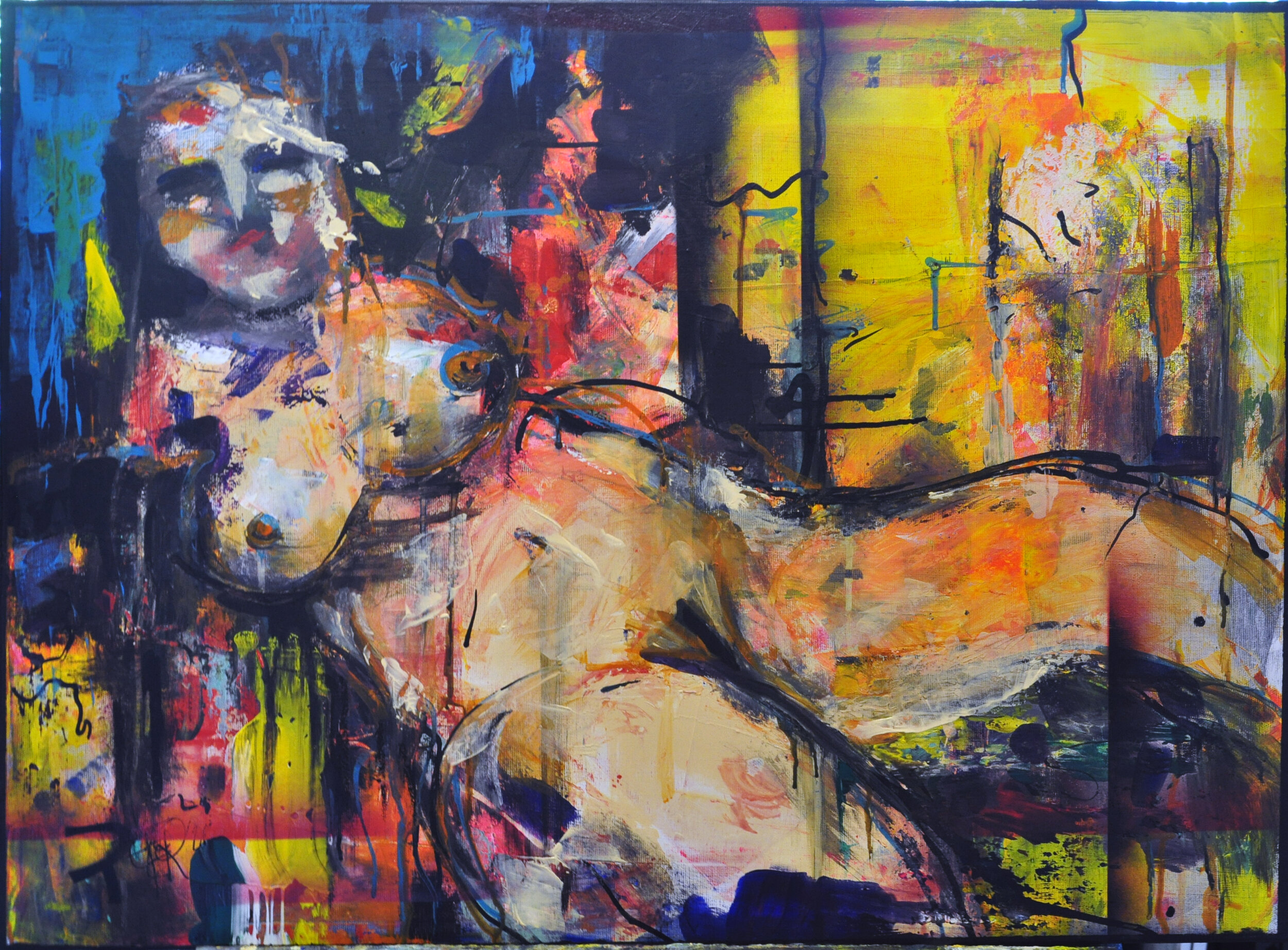 Blote dame