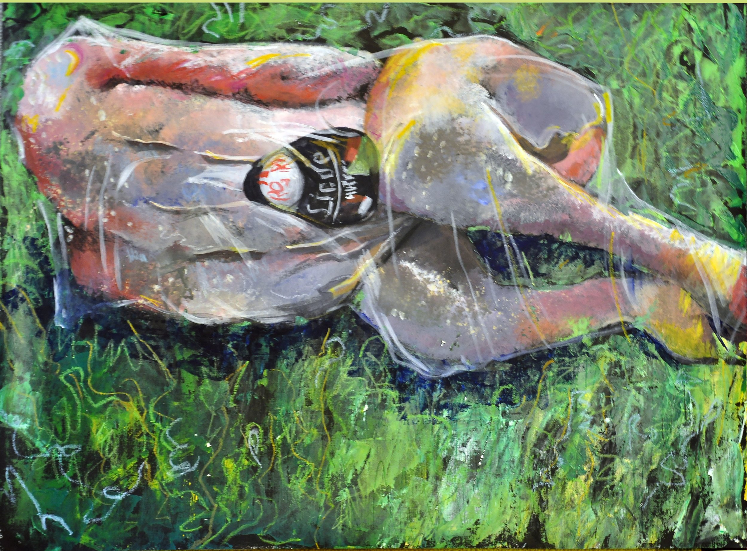 Turkey sur l'herbe
