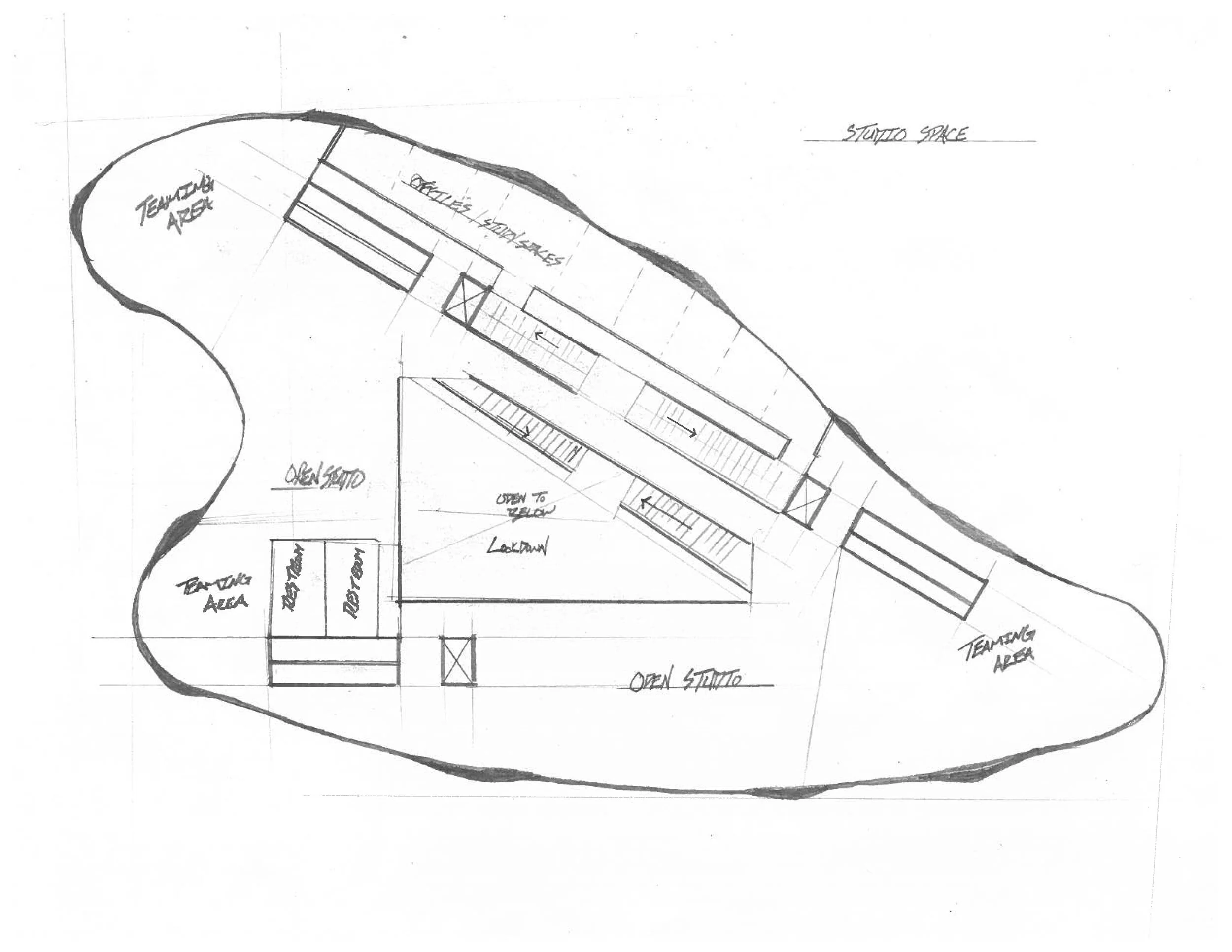 Studio Space (Conceptual Plan Sketch)