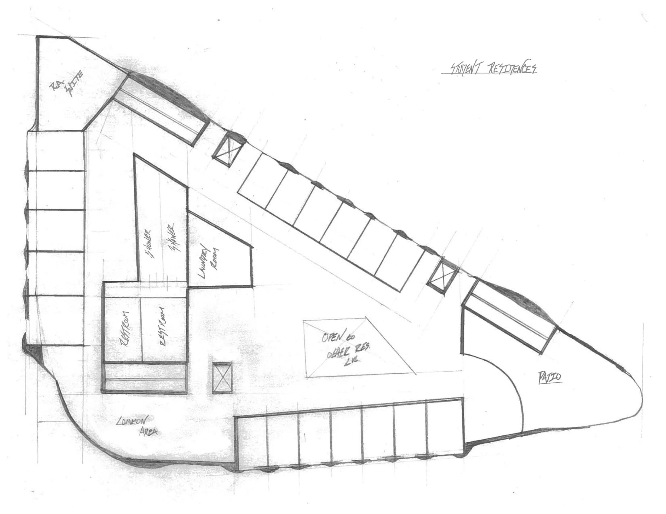 Student Residences (Conceptual Plan Sketch)