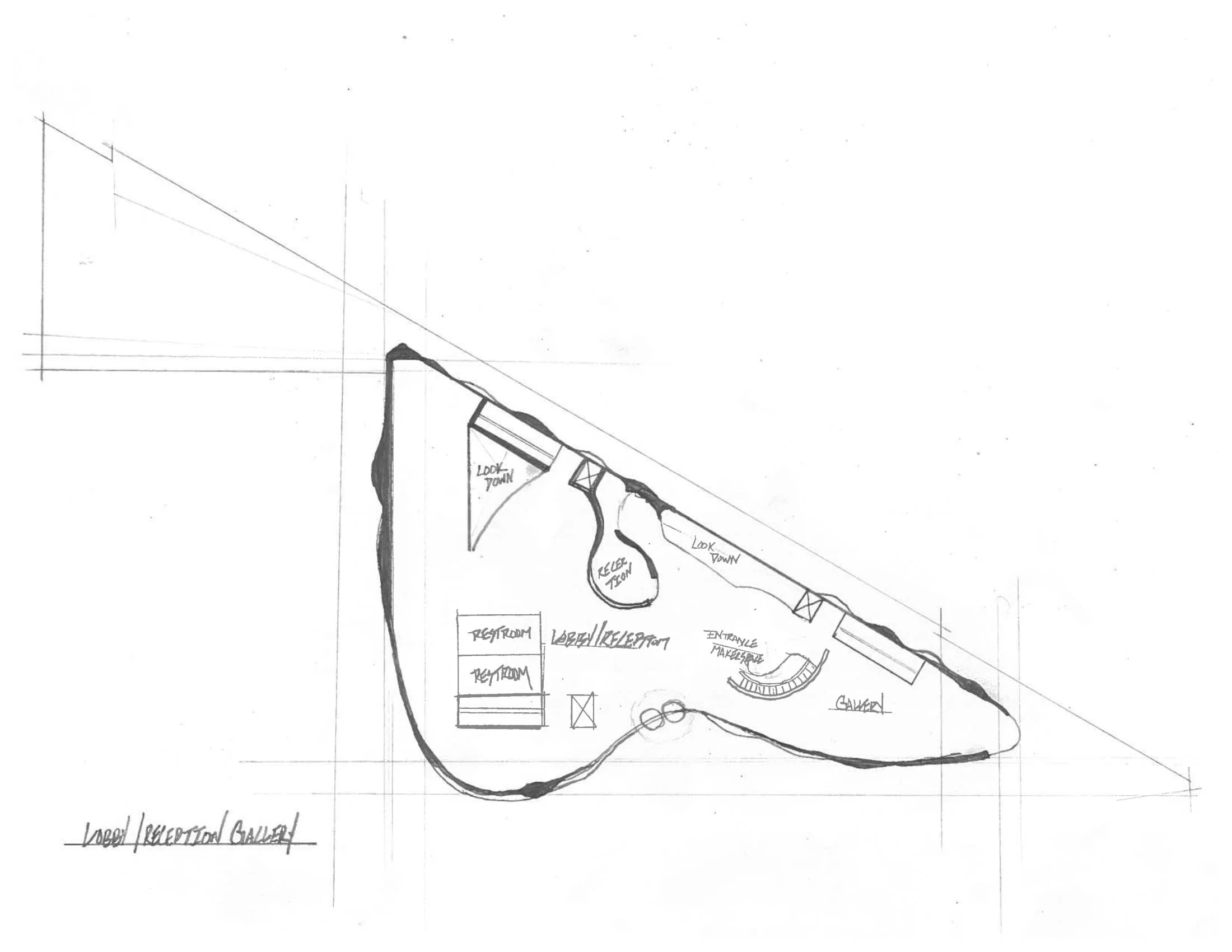 Lobby/Reception/Gallery (Conceptual Plan Sketch)