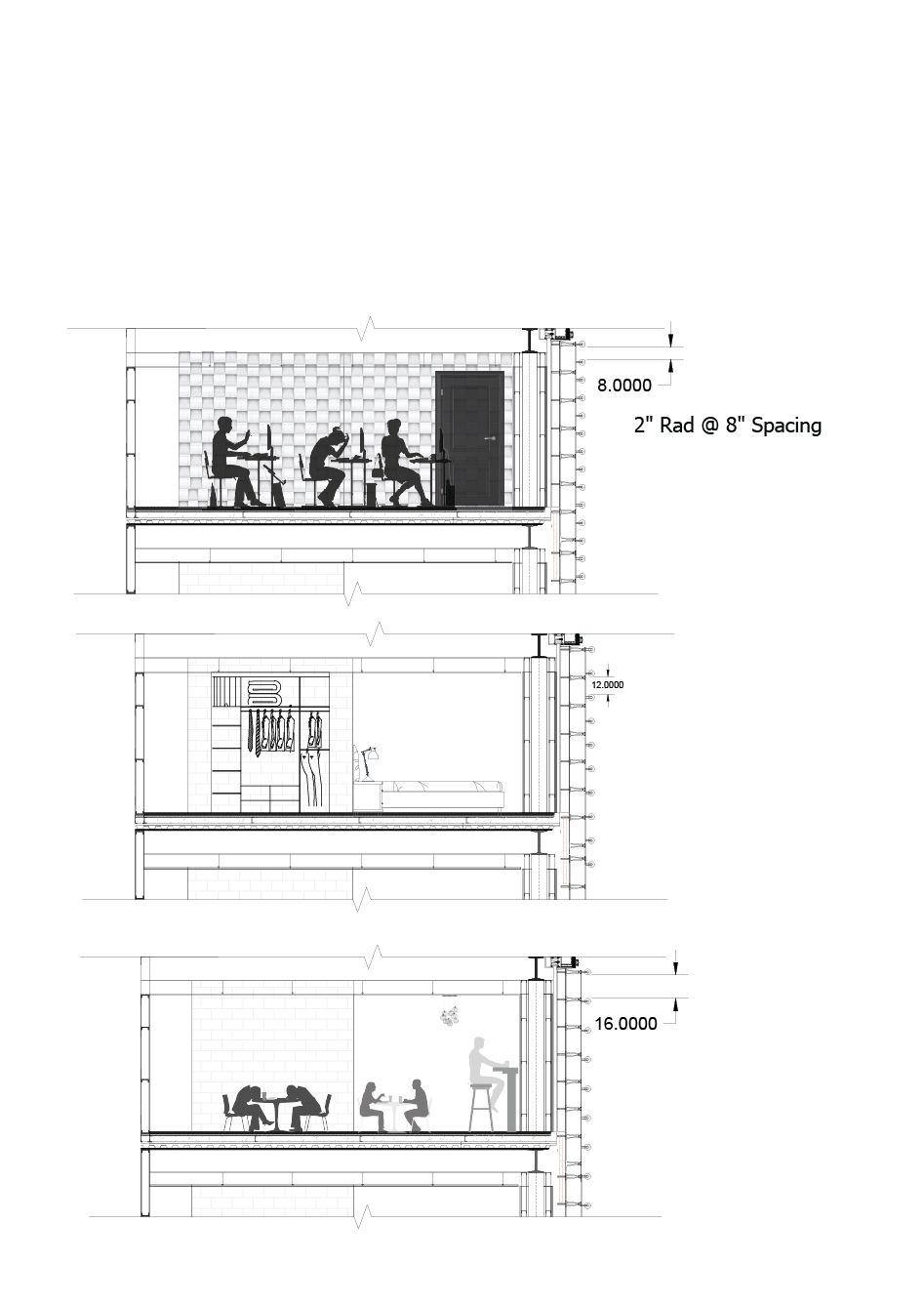 Facade Condition - Translucent (Reveal)
Applied Areas - Classrooms, Residences & Lounge spaces