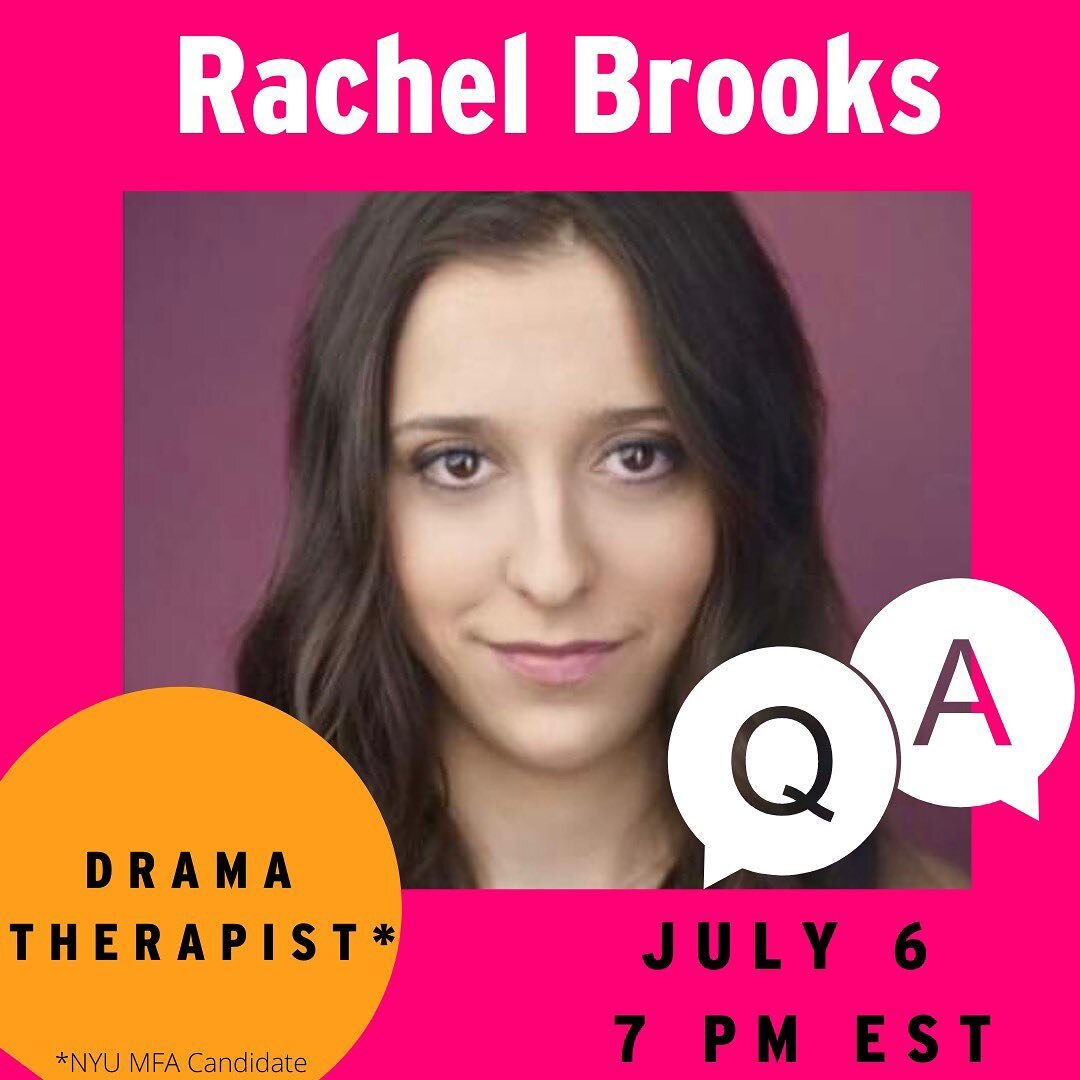 TUNE IN TONIGHT AND THURSDAY EVENING, as we go live with @rbrooksie and @saumyagoel4 our fearless leaders for our drama therapy workshop this coming Saturday July 10th!

Only a few more spots available for the workshop, reserve your place now! FREE F