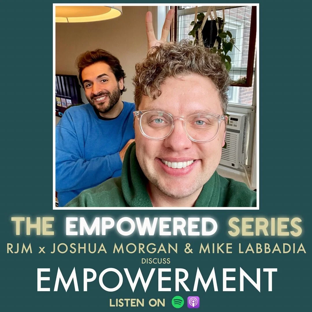 Joshua and Mike sat down and talked with the incredible @ryanjamesmonroe to talk all things Artist&rsquo;s Strategy and empowerment. Our work, like Ryan&rsquo;s has come from a real need to lift up others and embolden them to live with, to quote Ryan