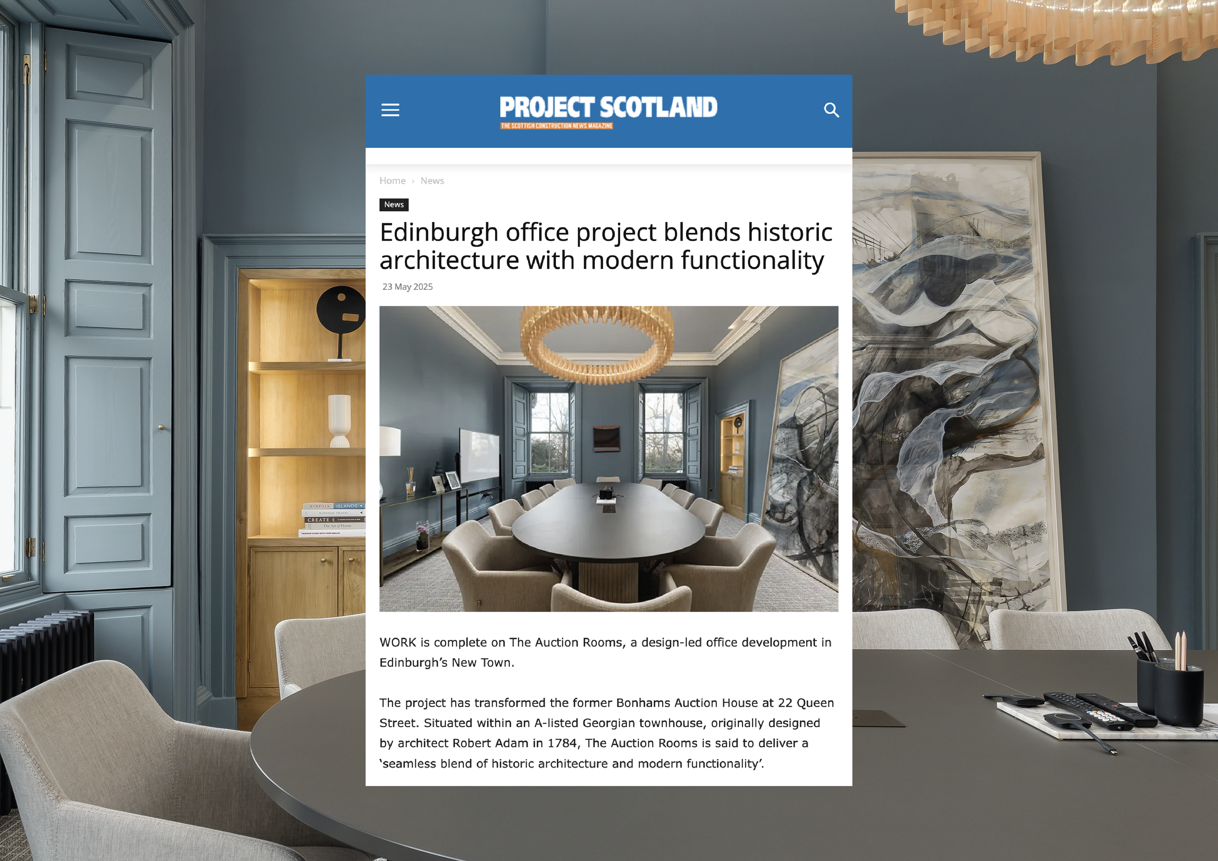 Featured in Project Scotland