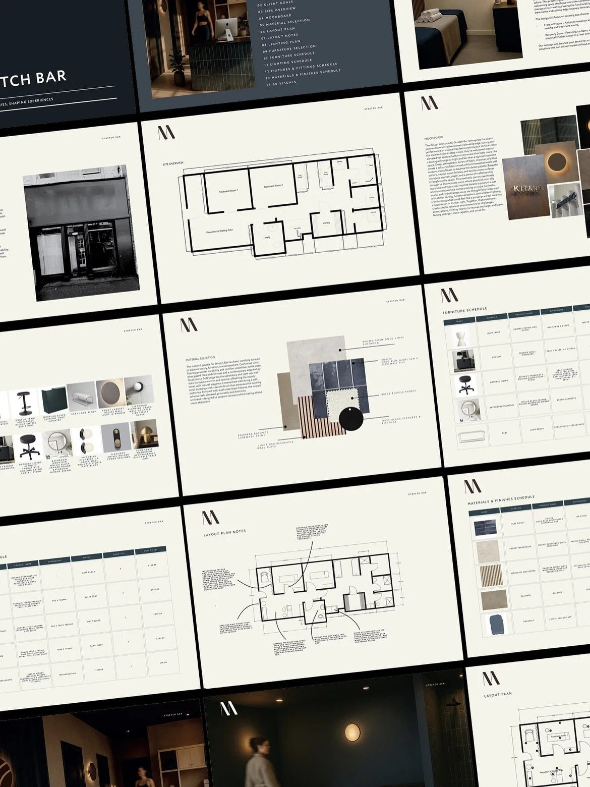 Want to know the secret to creating a space people feel and not just see?

It starts way before paint colours and Pinterest boards.

When @stretchbarsportsmassage came to us, they didn&rsquo;t just want a beautiful space. They wanted an experience, o