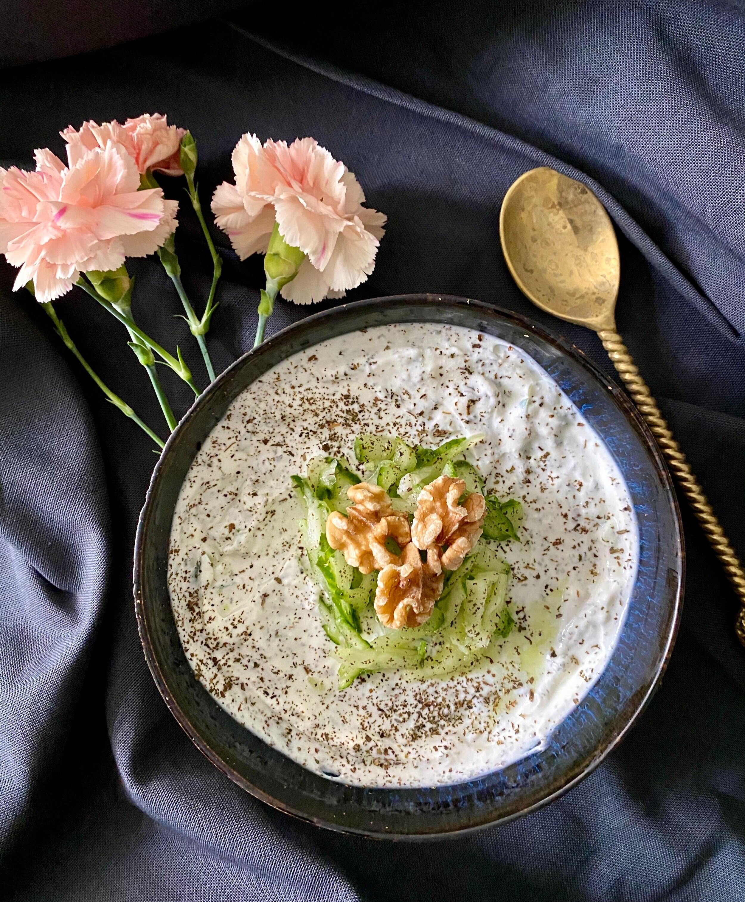 Persian Cucumber-Mint Yoghurt (Mast-O-Khiar) — Pinch of Mania