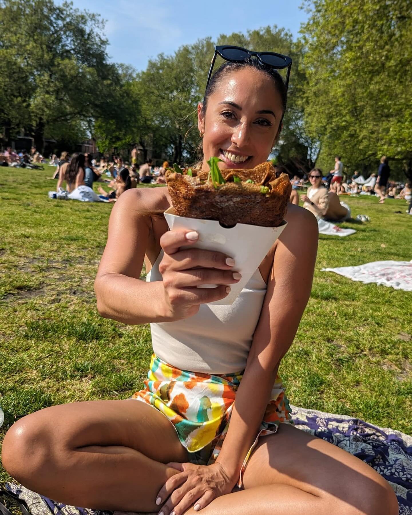 The infamous galettes by Cr&ecirc;pes &agrave; la Carte delivered to London Fields ☀️