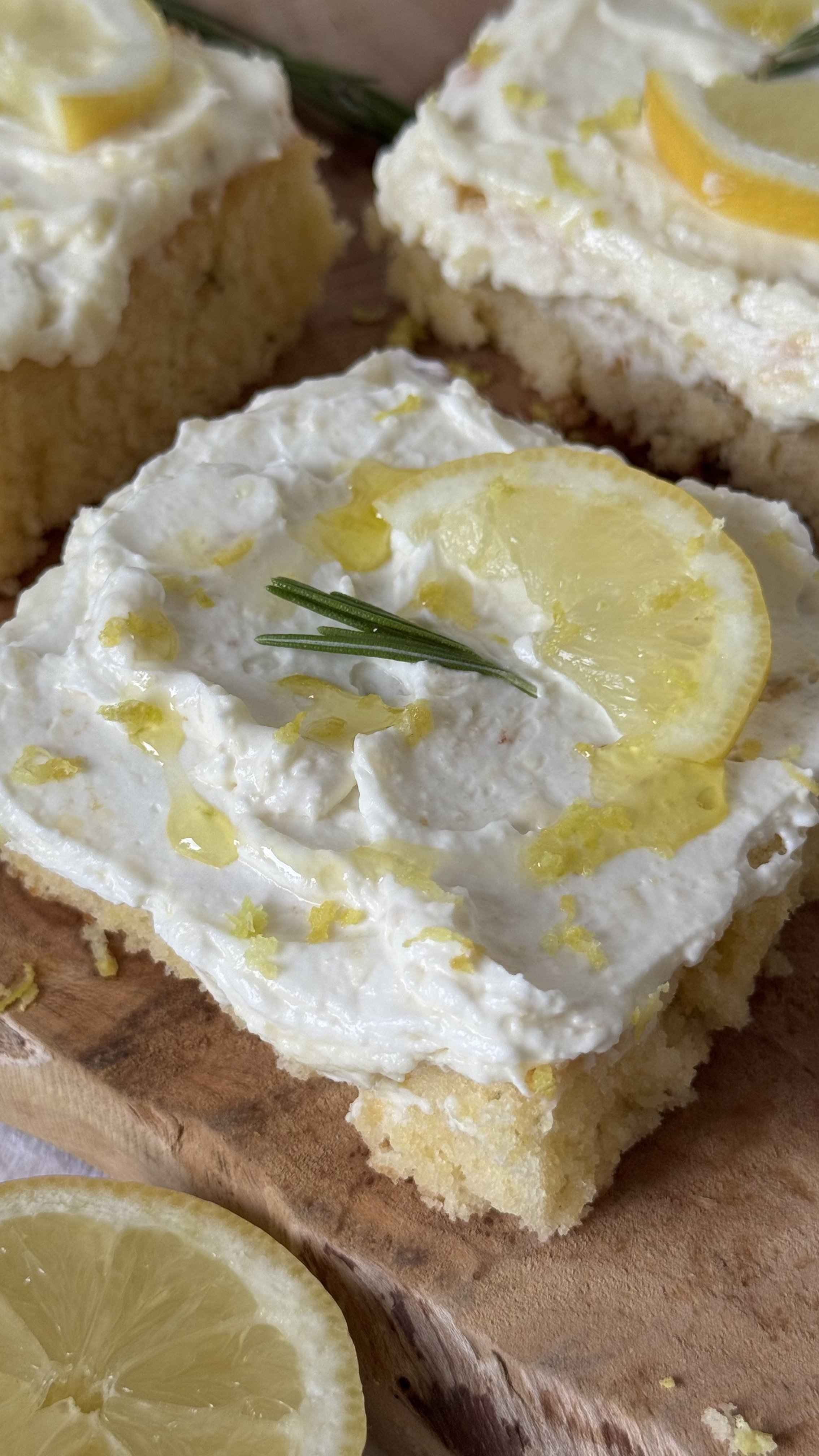 Lemon Rosemary Cake with Olive Oil