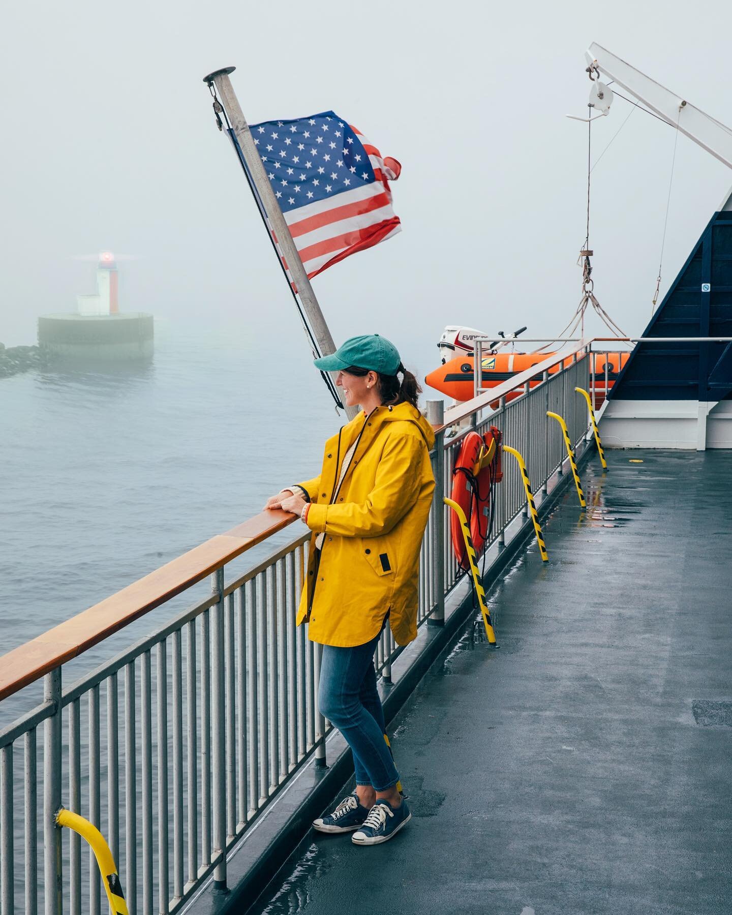 Land ho! 🇨🇦 Last weekend we took @thecatferry from Bar Harbor, Maine to Yarmouth, Nova Scotia and had the best time whale watching, antiquing, touring lighthouses and eating seafood. The CAT is a high-speed Catamaran car ferry that crosses the Gulf