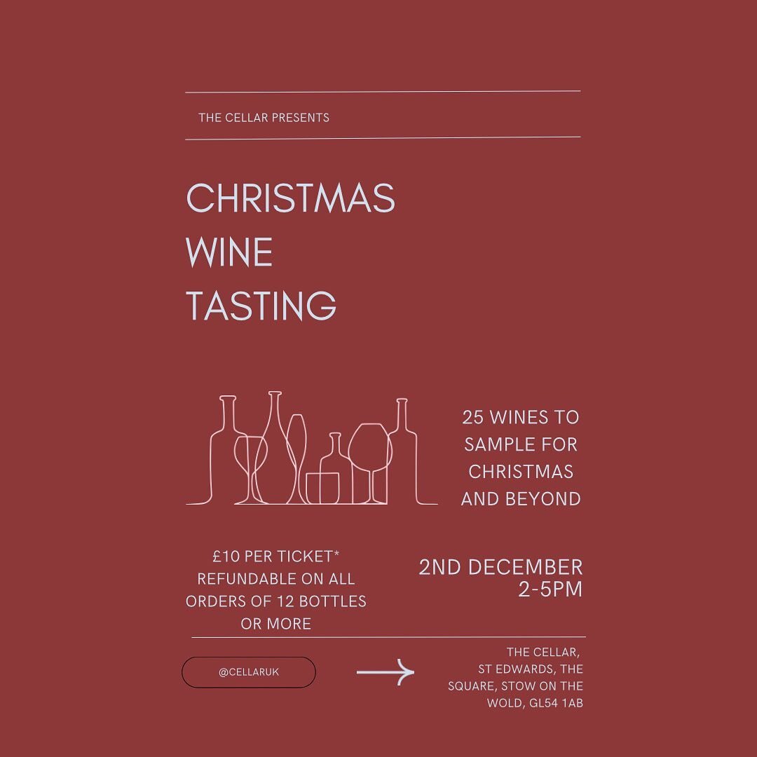 Let&rsquo;s talk about the C word&hellip; and no not the word that Dominic Cummings used so profusely to describe Matt Hancock. Christmas!

We will be hosting our annual Christmas Wine Tasting at our shop on Saturday at 2nd December from 2-5pm. This 