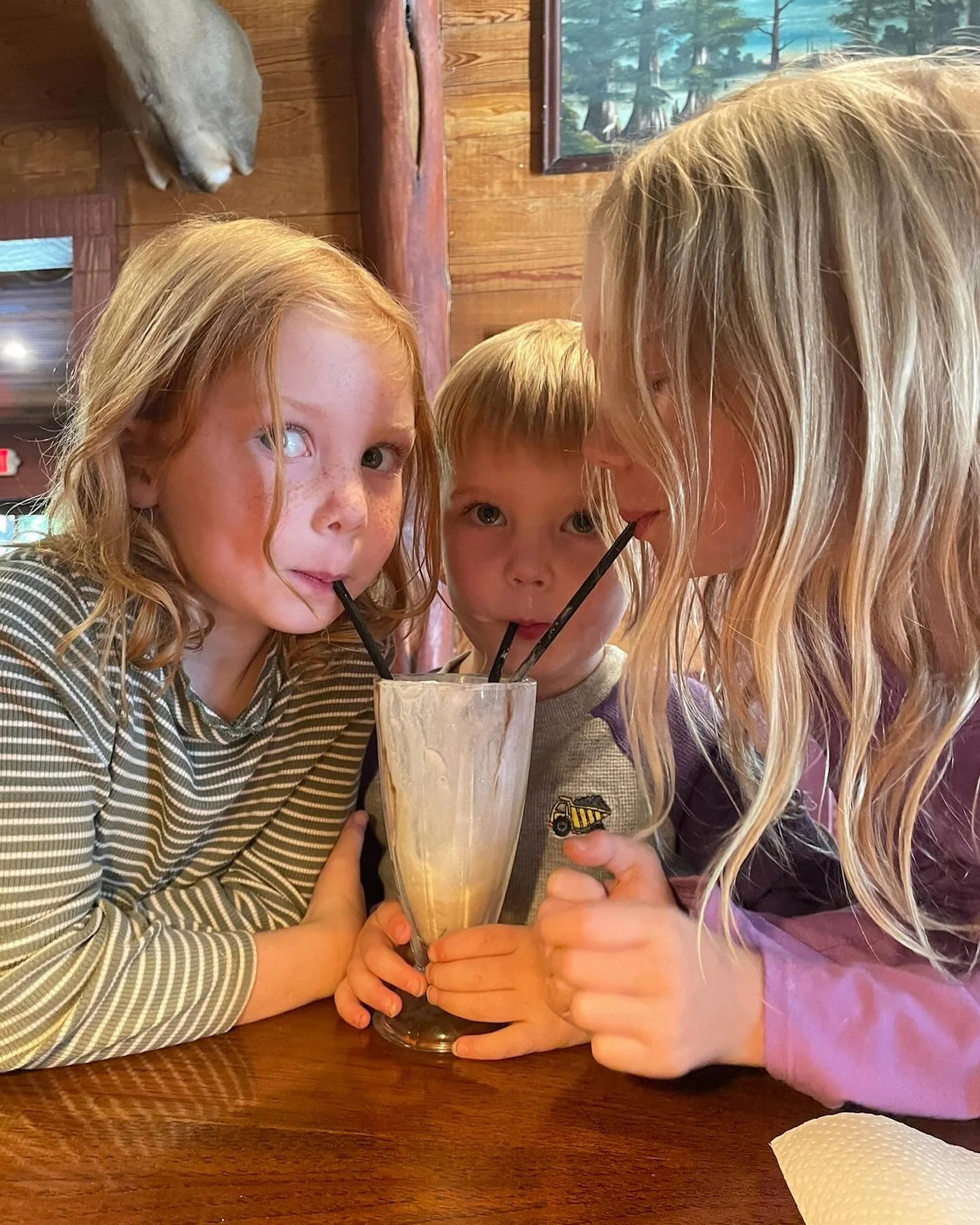 We’re shaking up our dessert menu 😉 now serving chocolate, vanilla, and strawberry milkshakes. Kid-approved. Come indulge with us. 
Love y’all ♥️