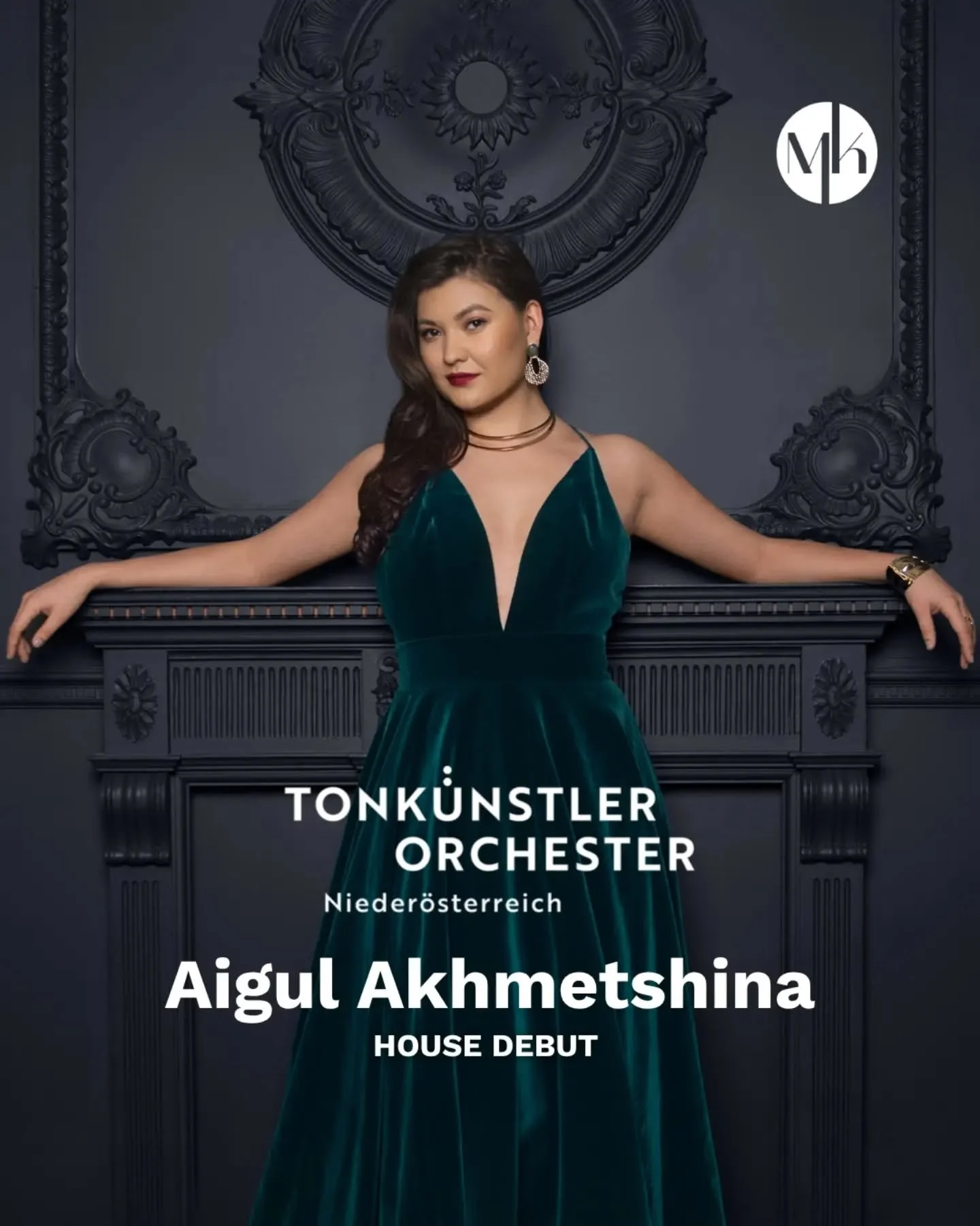 Tonight @aigul_akhmetshina_mezzo appears in the first of two concerts with the @tonkunstler_orchestra of Lower Austria, performing Edward Elgar's Sea Pictures under the baton of Marco Armiliato. This is Aigul's house debut at the @musikverein.wien.

