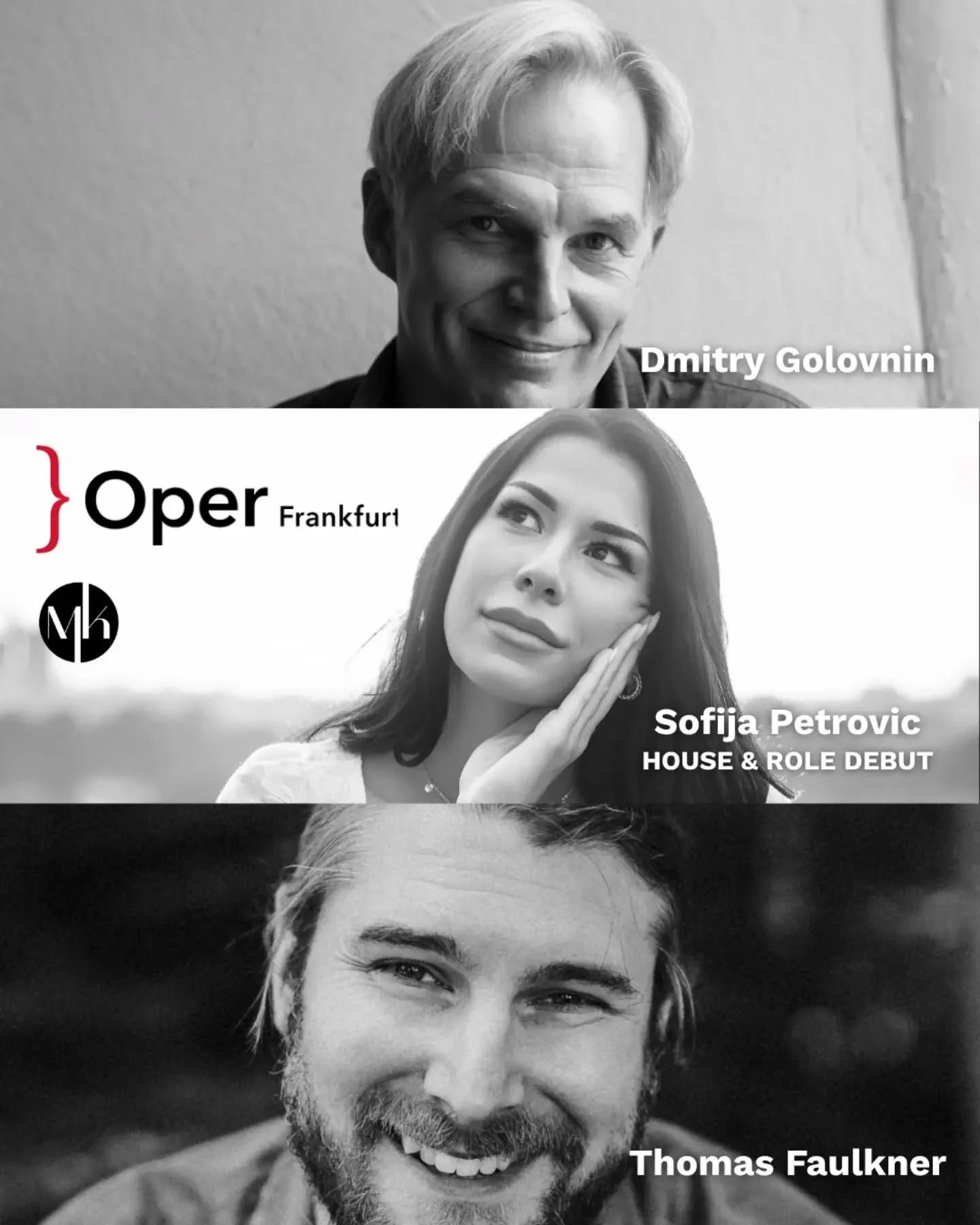 Tomorrow night at the @oper_frankfurt @golovnindmitry, @sofijapetrovicopera, and @thomasfaulknerbass appear in&nbsp;Mussorgsky's Boris Godunov. This appearance marks Sofija's role and house debut.&nbsp;&nbsp;

Conductor - Thomas Guggeis
Director - Ke