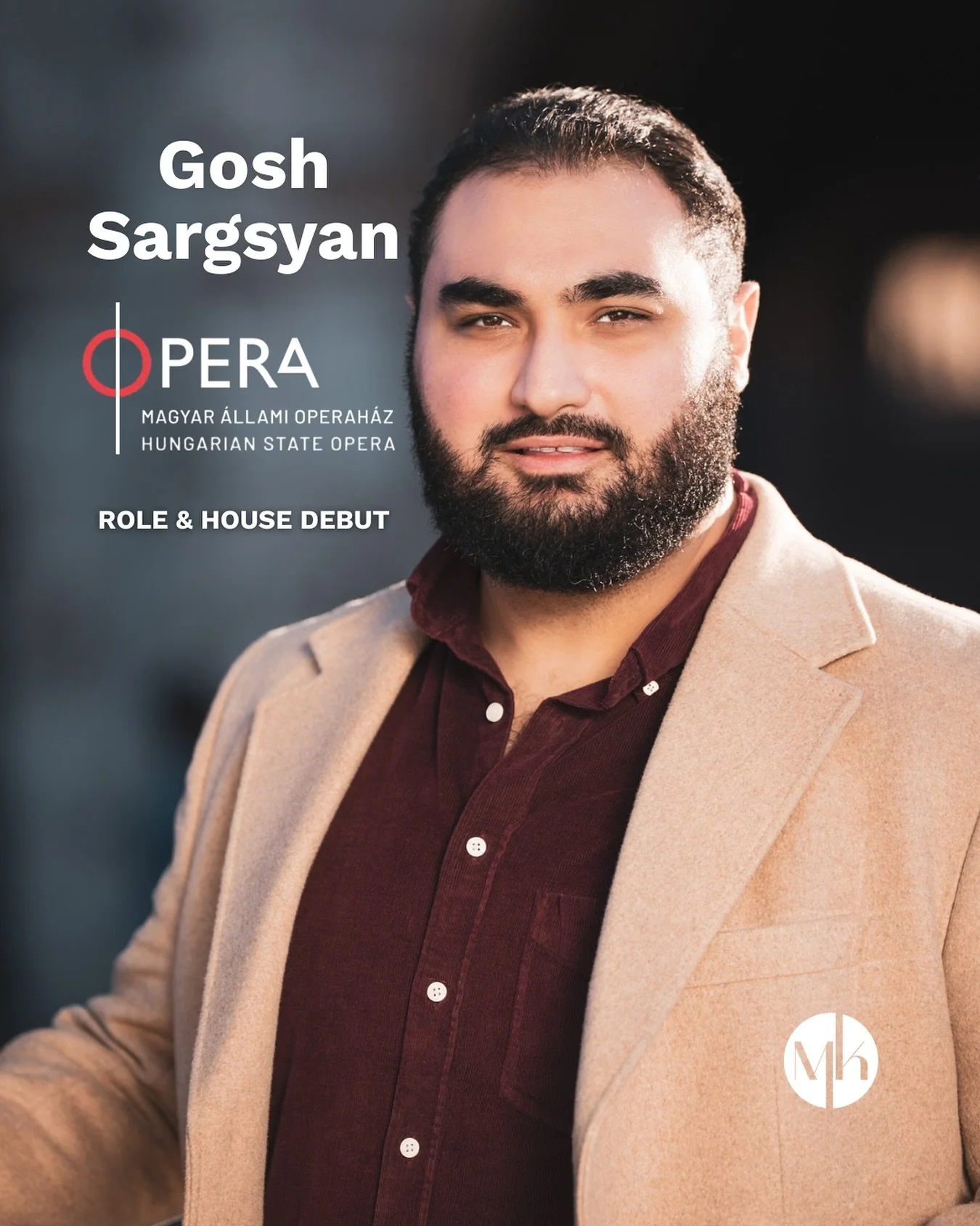 We are delighted to share that Gosh Sargsyan makes both his house and role debut at the Hungarian State Opera today, performing in their staged production of Verdi&rsquo;s Requiem.

This monumental work demands both vocal power and profound emotional