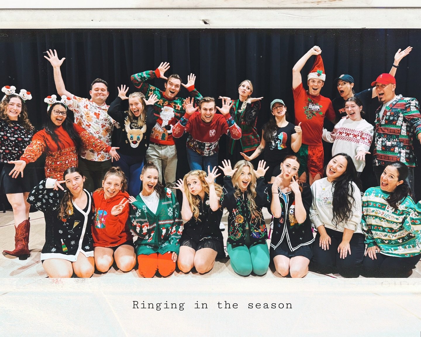 So grateful to ring in the season with these people&hellip; let the Holidays begin! These past few months have been the cherry on top&hellip; rehearsal rooms filled with artists, laughter, family and so many sweet buddies. I tried to sum up the past 