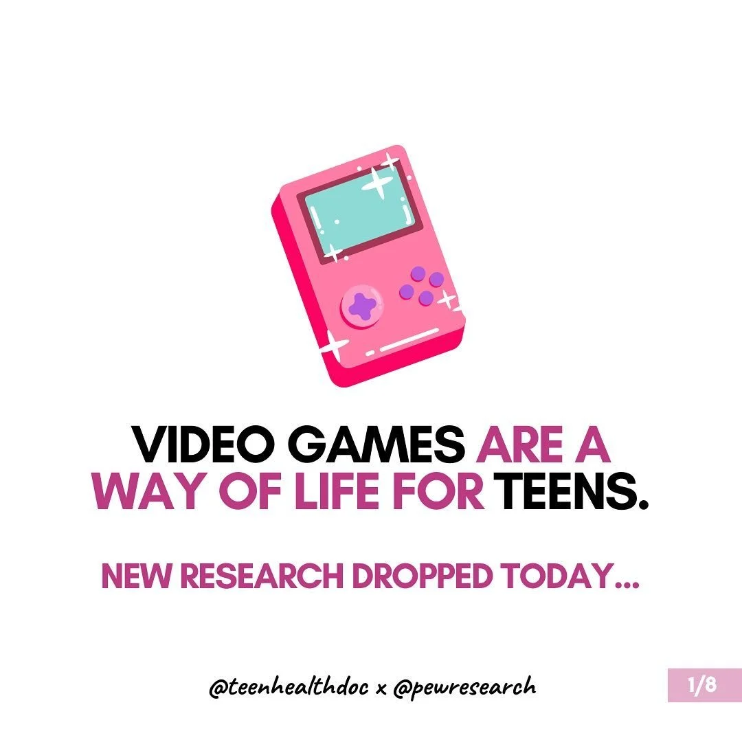 Dr. Hina here, board certified pediatrician and adolescent medicine specialist.&nbsp;

&ldquo;Talk to him about the gaming.&rdquo;&nbsp;

Parents whisper this to me as I am about to see their teen, ALL THE TIME.&nbsp;

This new survey of almost 1500 