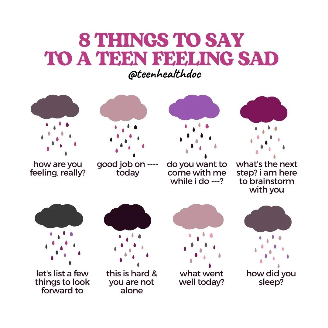 Depression is more common in adolescents than many people realize, &amp; we are seeing a good bit of it now that we are back to school. 

About 20% of teens will experience depression before they reach adulthood, with girls being more affected. 

Whe