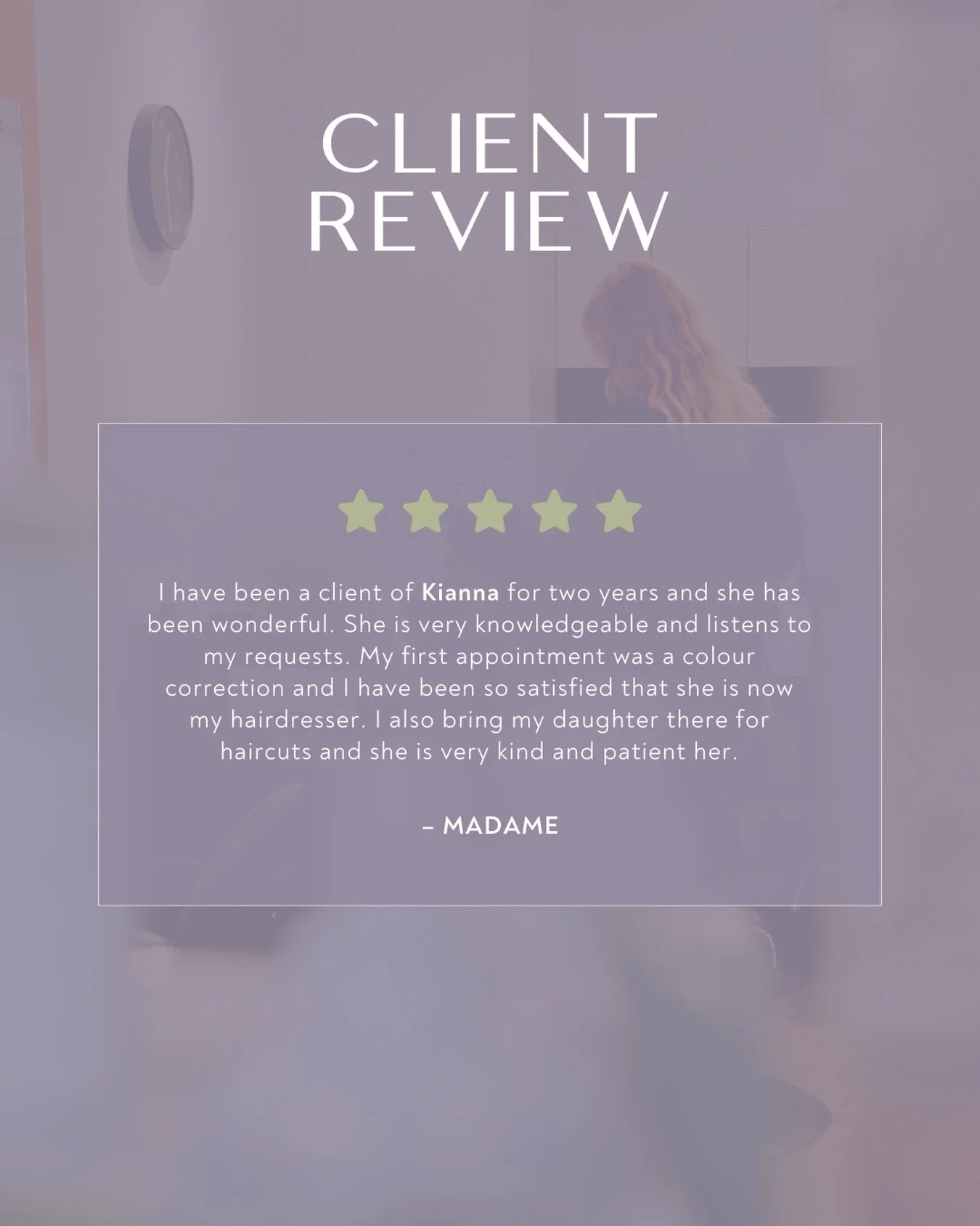 Thank you, Madame, for trusting @hairbykiannajoy with your hair! 💚

📧 heartbreakersalon@gmail.com
💻️ www.heartbreakersalon.com
📲 (604) 875-0079

#HeartbreakerSalon #VancouverHair #SustainableSalon #GreenCircleSalon #DavinesHair