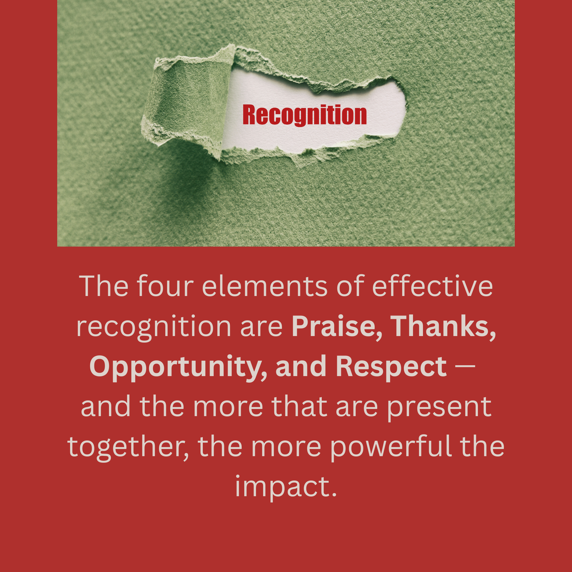 Recognition Is Not a Program. It's a Practice.