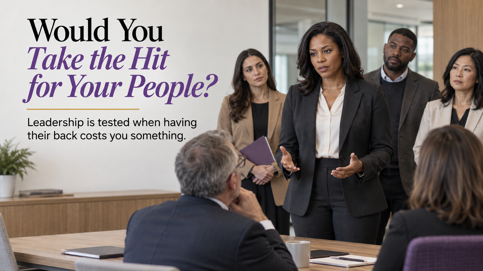 Would You Take the Hit for Your People?