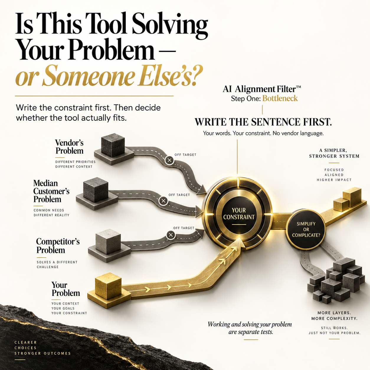 Is This Tool Solving Your Problem or Someone Else's?